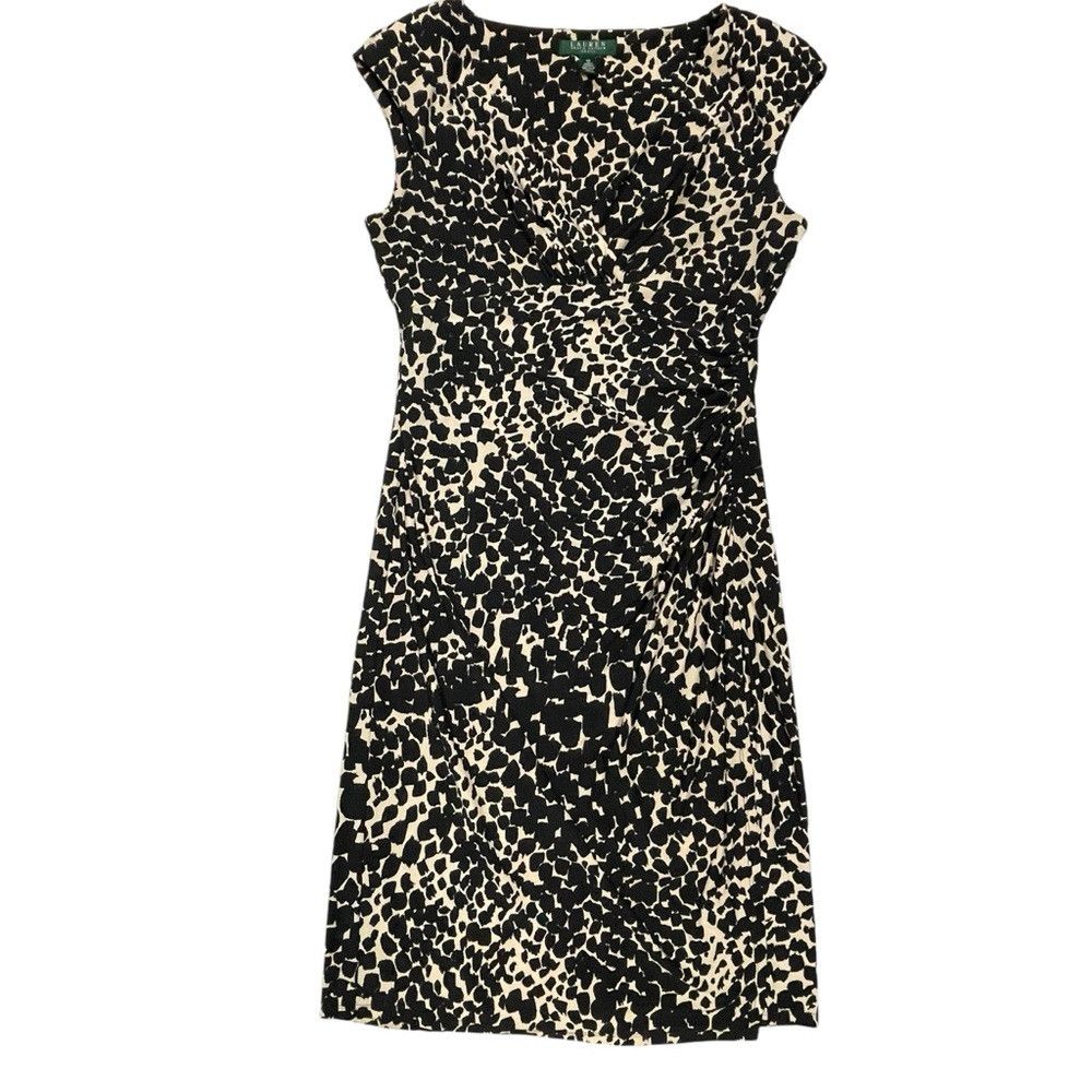 Ralph Lauren Ralph Lauren Faux Wrap Animal Print Dress Size 10 Size L / US 10 / IT 46 - 5 Thumbnail