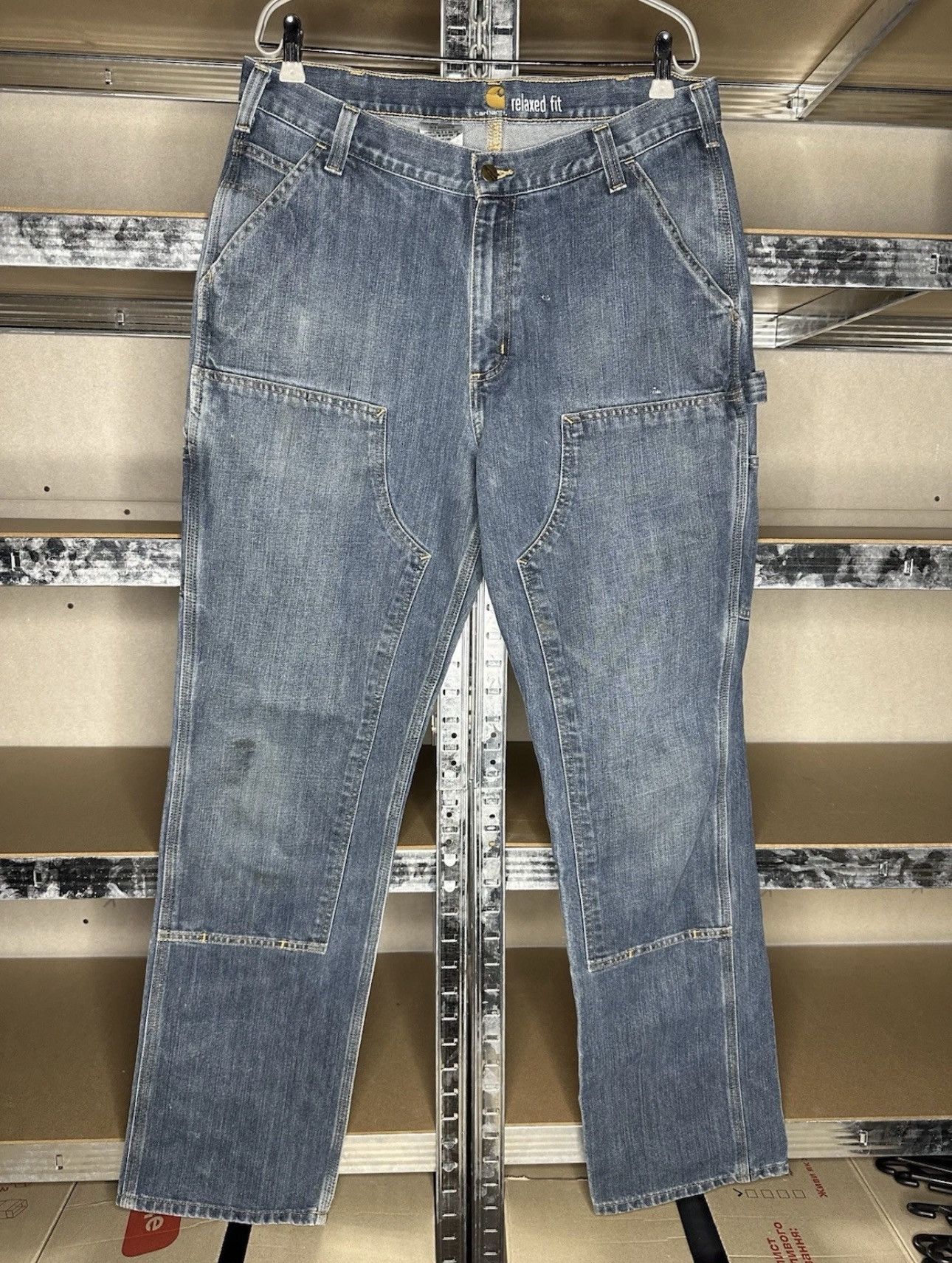 Carhartt Jeans Denim Double Knee Carpenter Pant 36x34