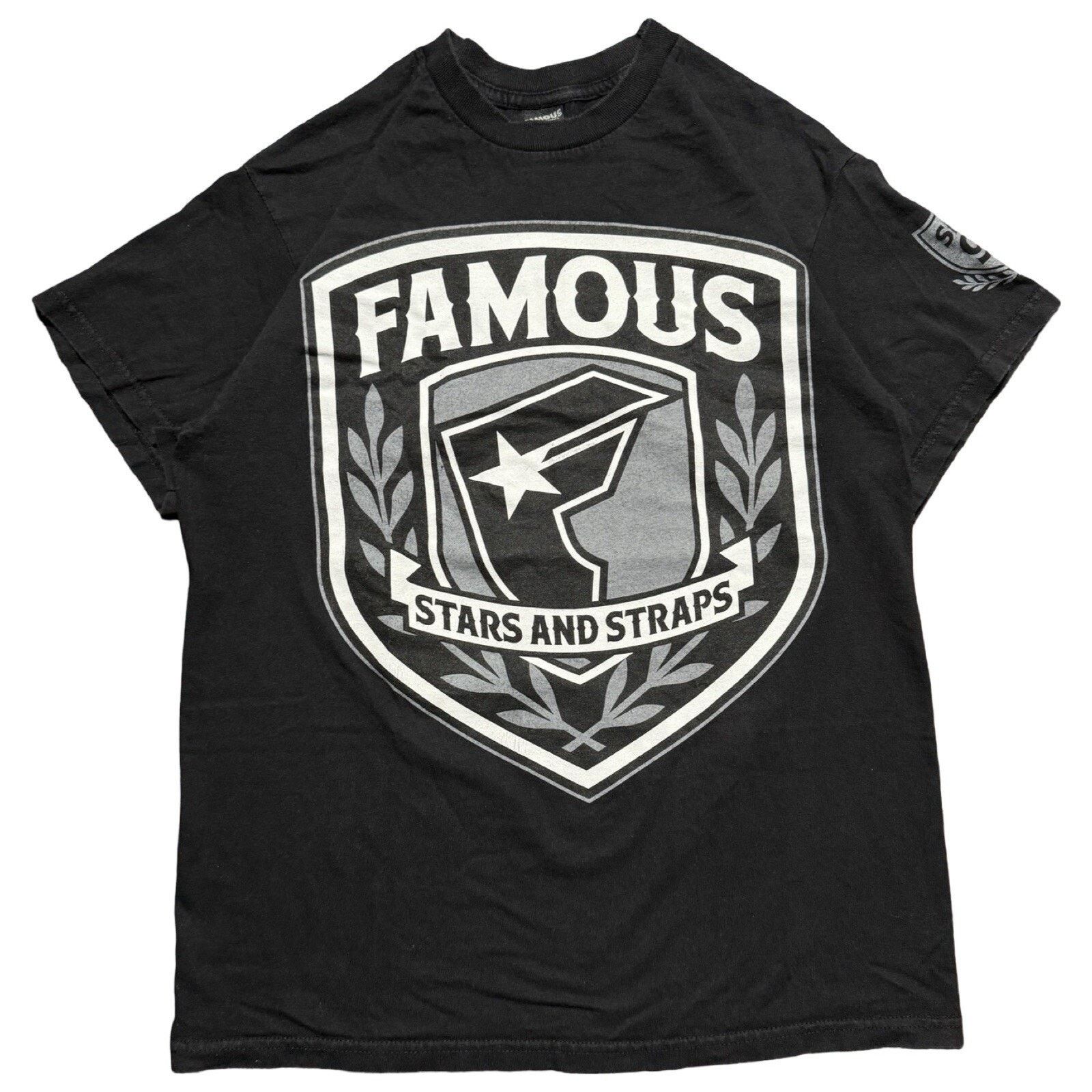 Famous Stars And Straps Famous Stars And Straps Men’s Black T Shirt Size Medium Y2K Size US M / EU 48-50 / 2 - 1 Thumbnail