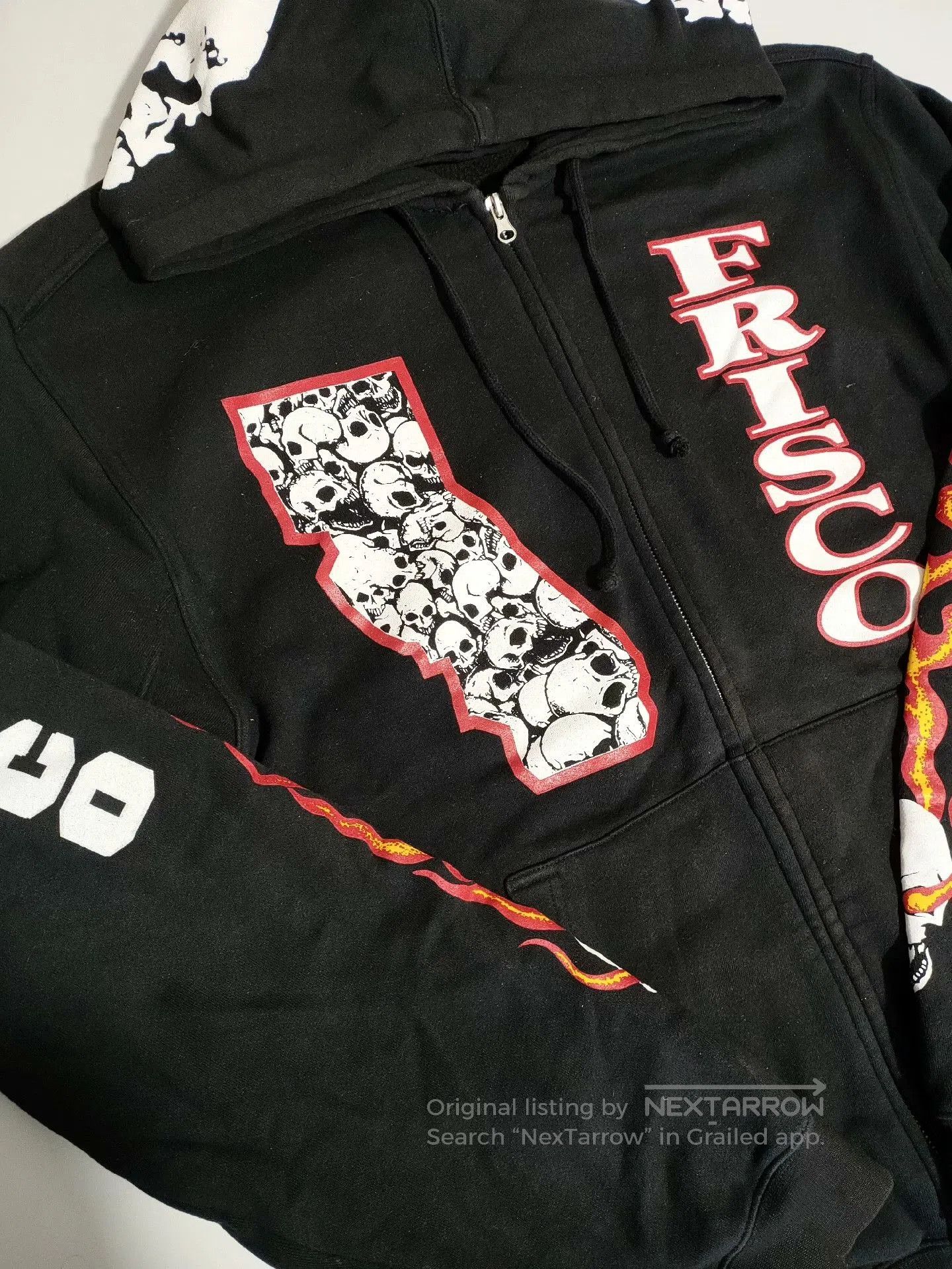 FrizmWORKS Vintage Frisco 415 Biker Zip Hoodie. Size US M / EU 48-50 / 2 - 3 Thumbnail