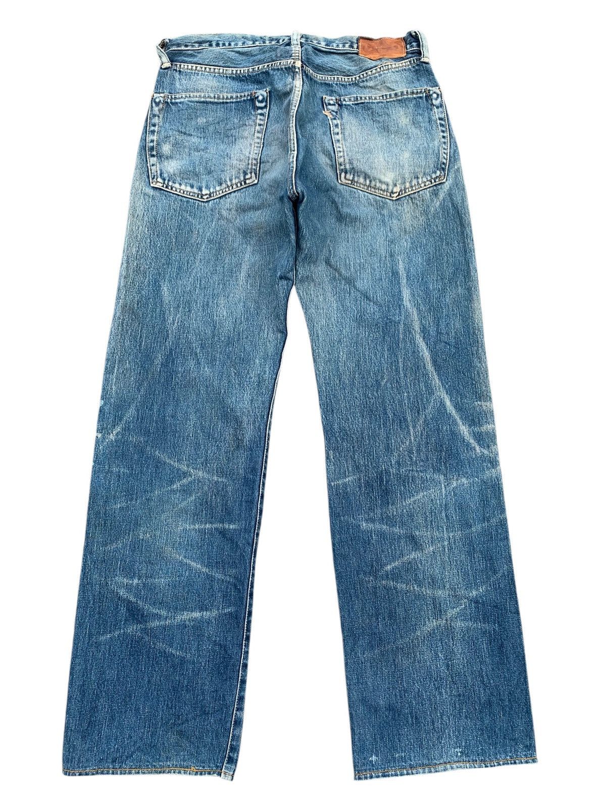 Kapital VINTAGE 45RPM SELVEDGE BUTTON FLY JAPANESE DISTRESSED DENIM Size US 31 - 2 Thumbnail