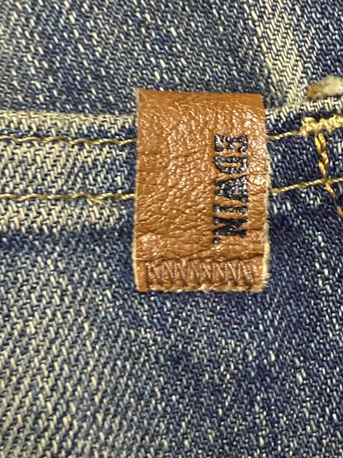 Junya Watanabe Vintage Edwin XV 04 Mud Wash Distressed Loose Jeans Size US 36 / EU 52 - 15 Thumbnail