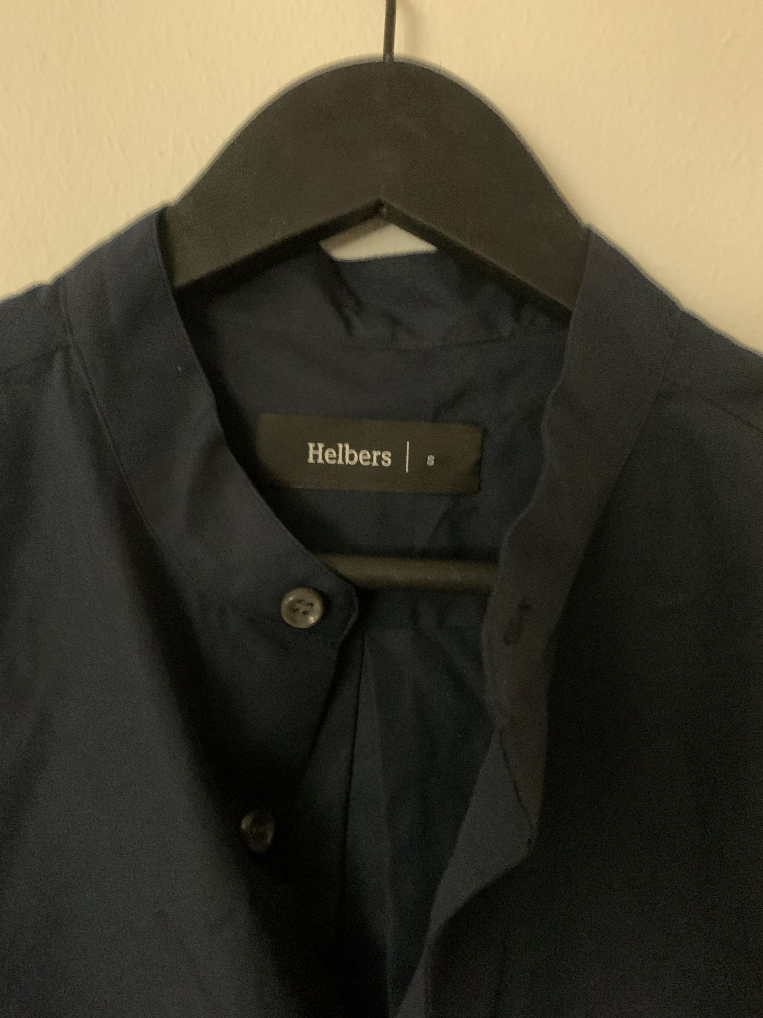 Helbers Helbers Band-collar cotton-poplin shirt Size US S / EU 44-46 / 1 - 2 Thumbnail