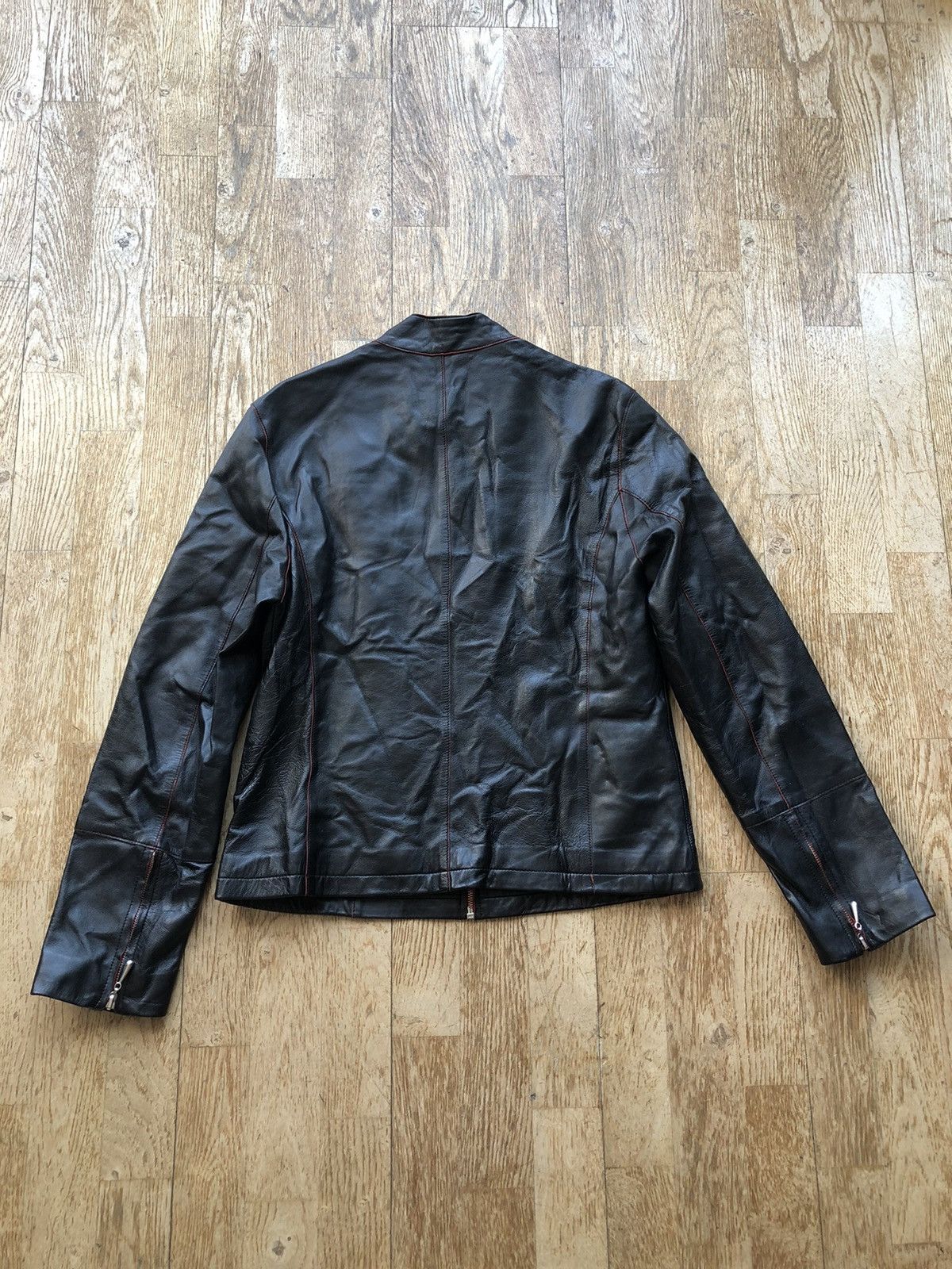 Vintage RARE JIM & MARYLOU LEATHER VINTAGE ZIP JACKET SWEATSHIRT Size L / US 10 / IT 46 - 2 Thumbnail