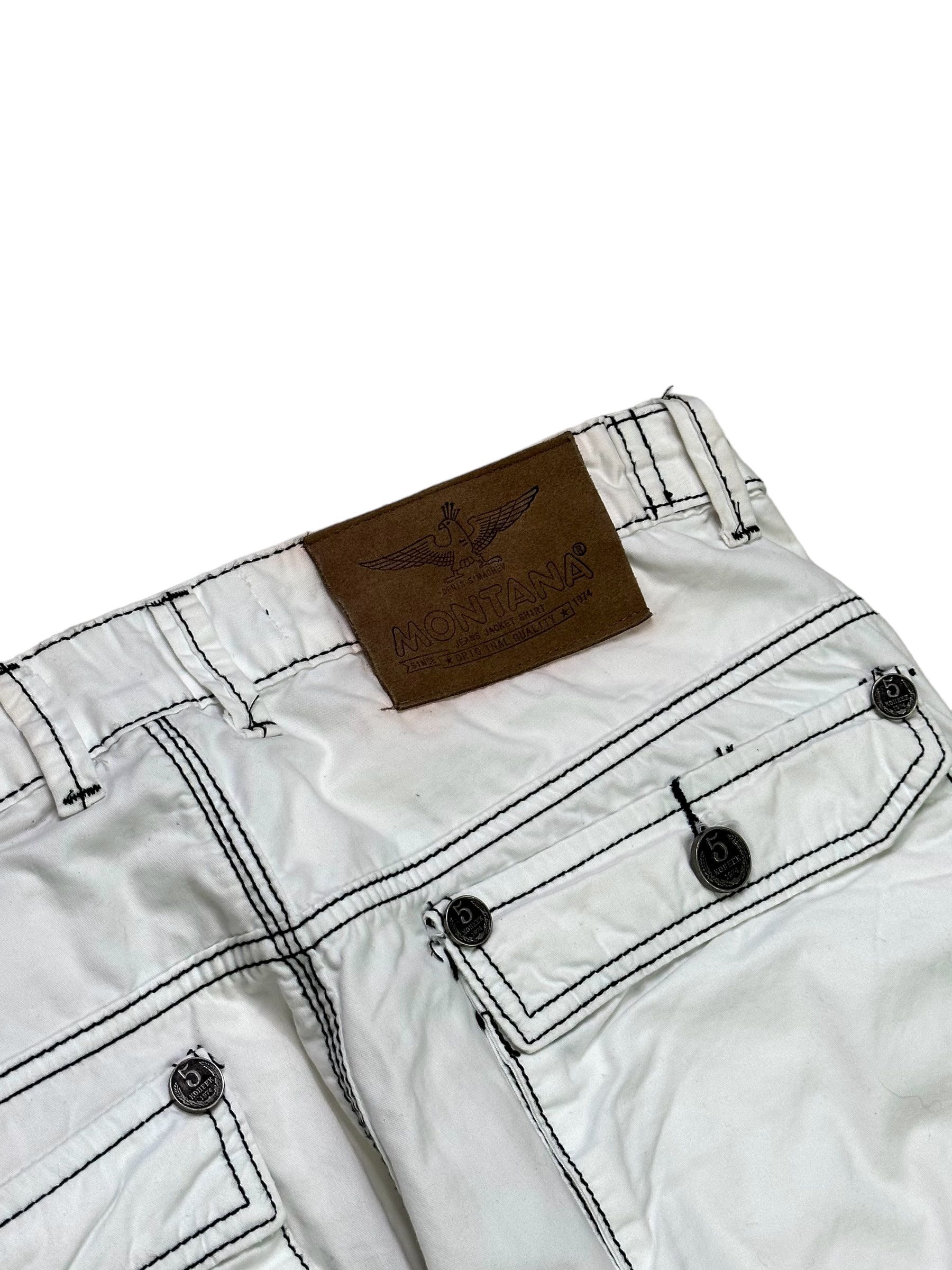 Denis Simachev cargo distressed pants Size US 30 / EU 46 - 8 Thumbnail