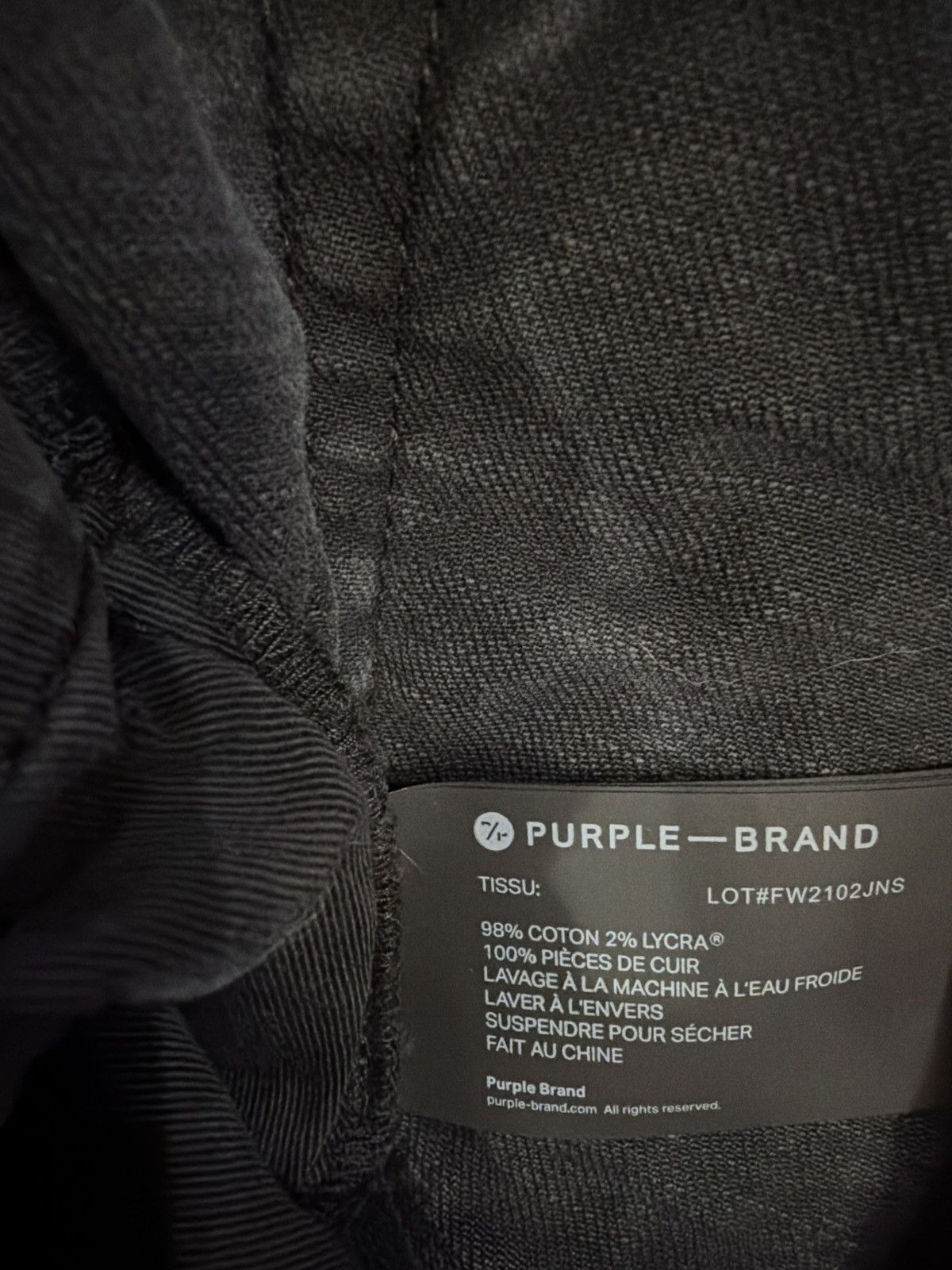 Purple Brand Purple Brand Paint Splatter Jeans – Black – Size 34 Size US 34 / EU 50 - 11 Thumbnail
