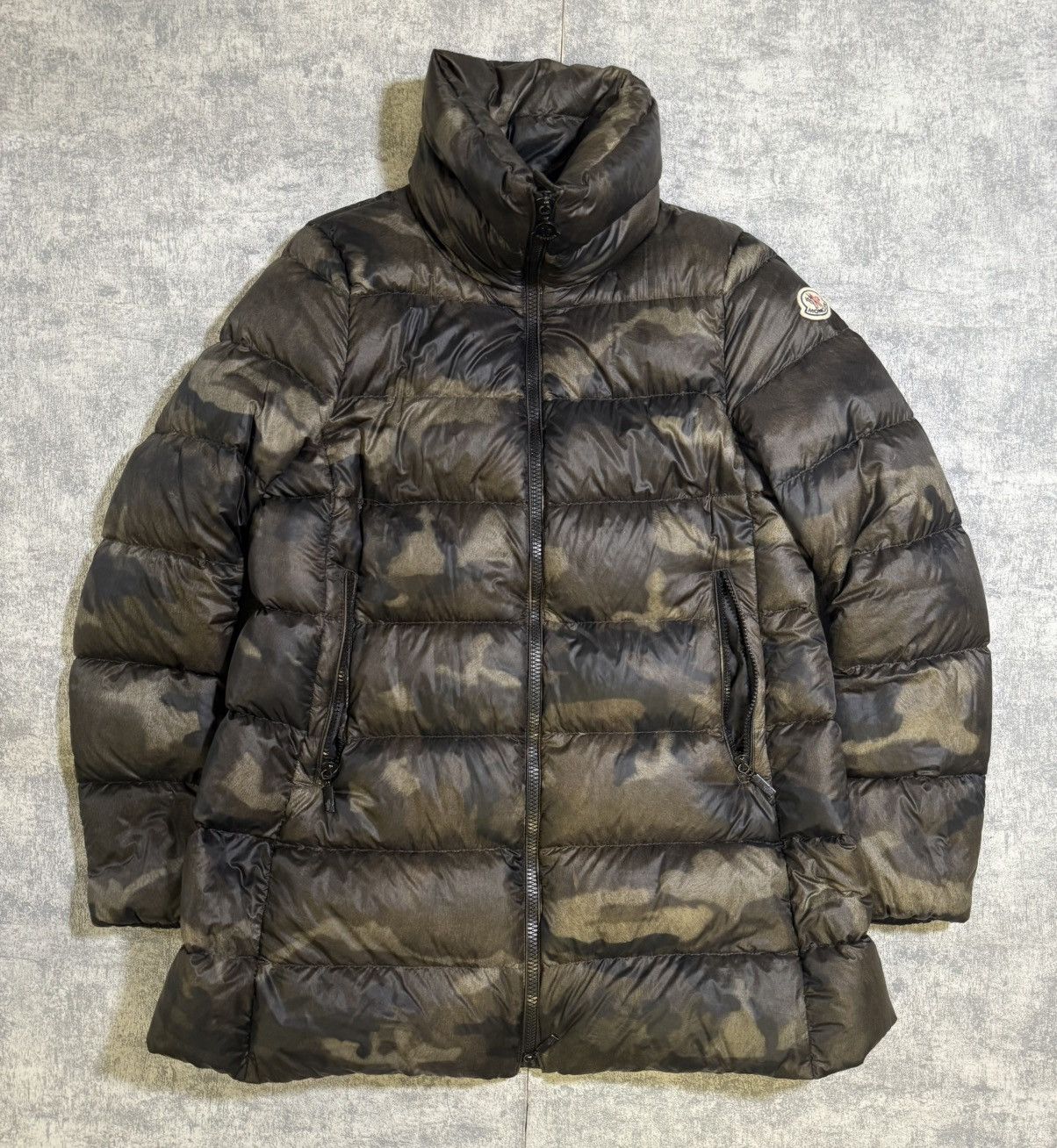 MONCLER TORCY Moncler Torcy Giubotto Down Jacket Camouflage Black