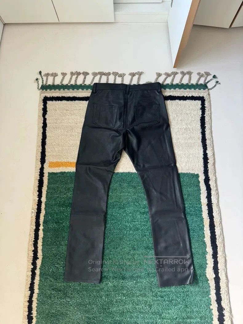 Rick Owens Drkshdw Rick Owens DRKSHDW Detroit Cut Faux Leather Pants. Size US 31 - 2 Thumbnail