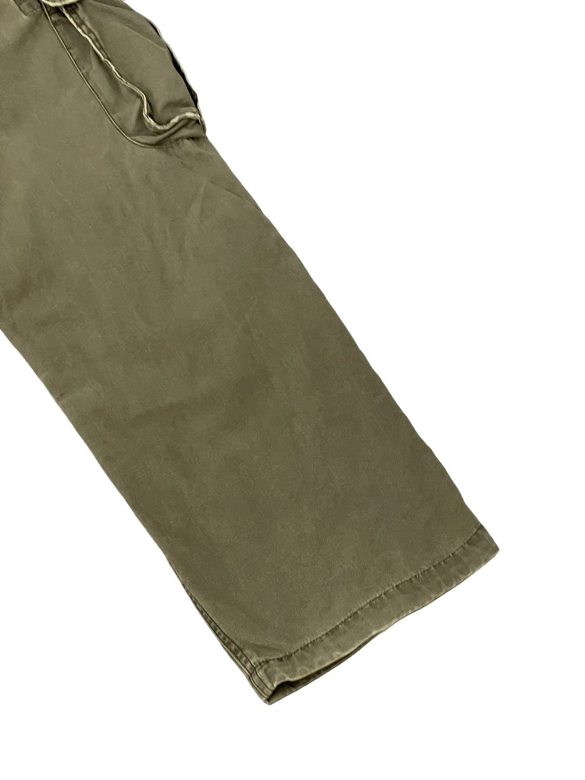 Japanese Brand Wide Cargo Sunny Cloud Cotton Canvas Military 7🟦2 Size US 31 - 13 Thumbnail