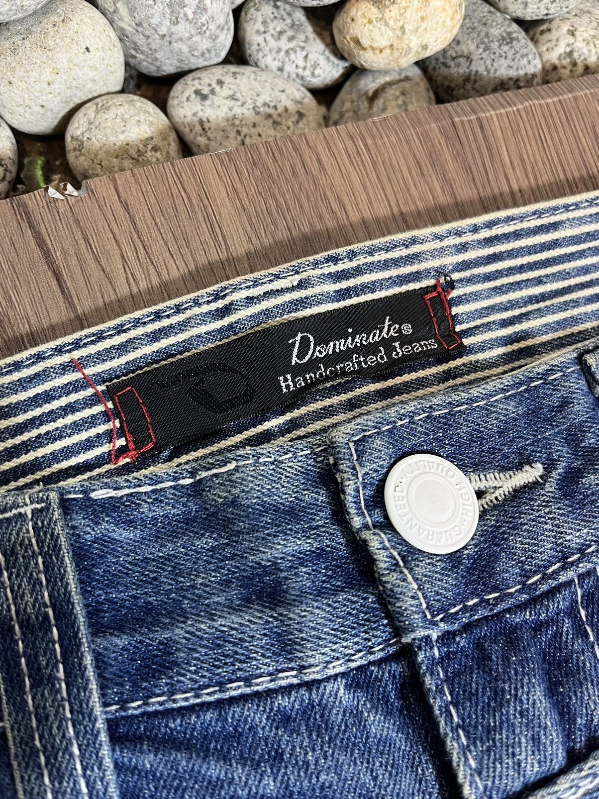 Hysteric Glamour × Japanese Brand Dominate Handcrafted Double Waist Denim Size US 31 - 8 Thumbnail