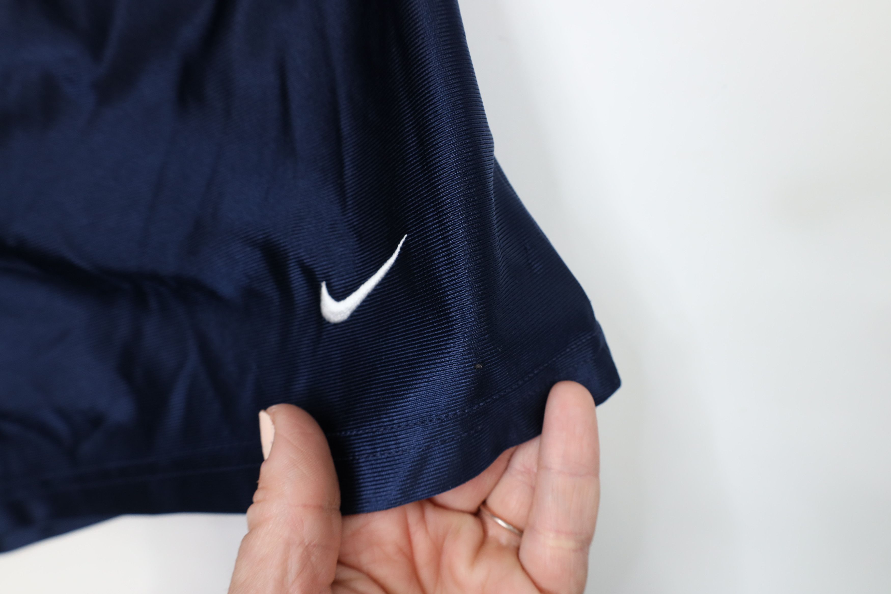 Nike × Vintage Vintage 90s Y2K Nike Travis Scott Mini Swoosh Shorts Size US 34 / EU 50 - 7 Thumbnail