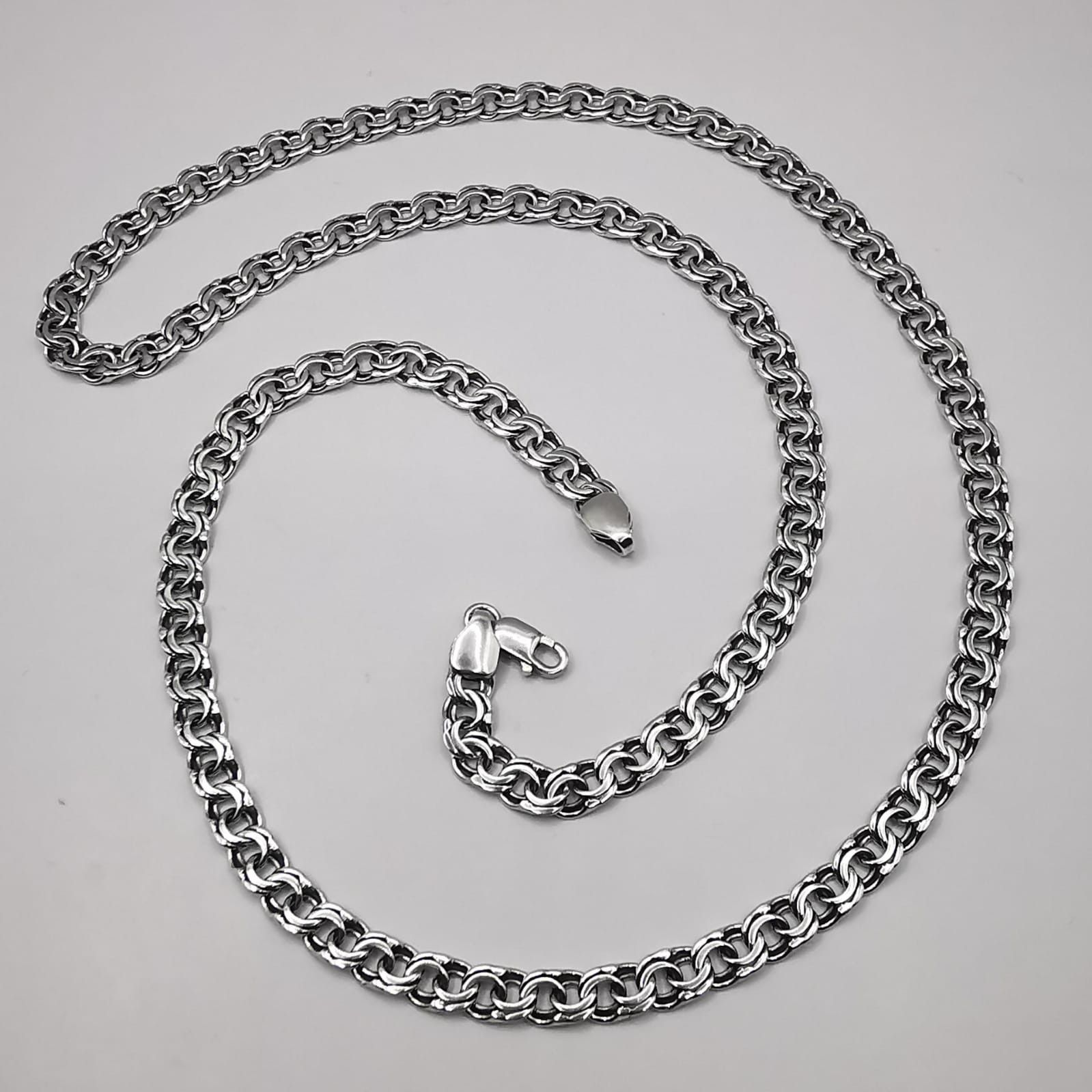 Vintage Jewelry Chain, 925 Sterling Silver, Signed 21,75g