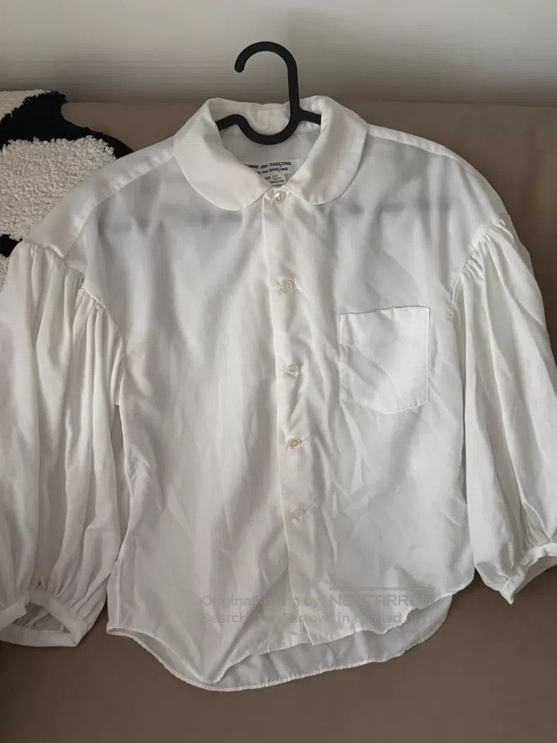 Comme des Garcons Comme des Garcons Puff sleeve shirt with white short sleev Size XS / US 0-2 / IT 36-38 - 1 Thumbnail
