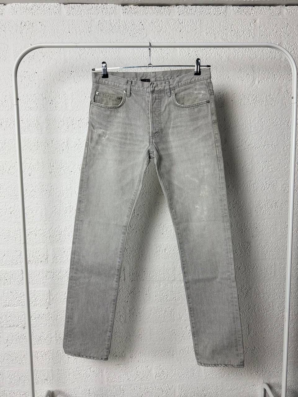 Dior Dior Hedi Slimane Gray Denim Jeans Japan Made Size US 31 - 4 Thumbnail
