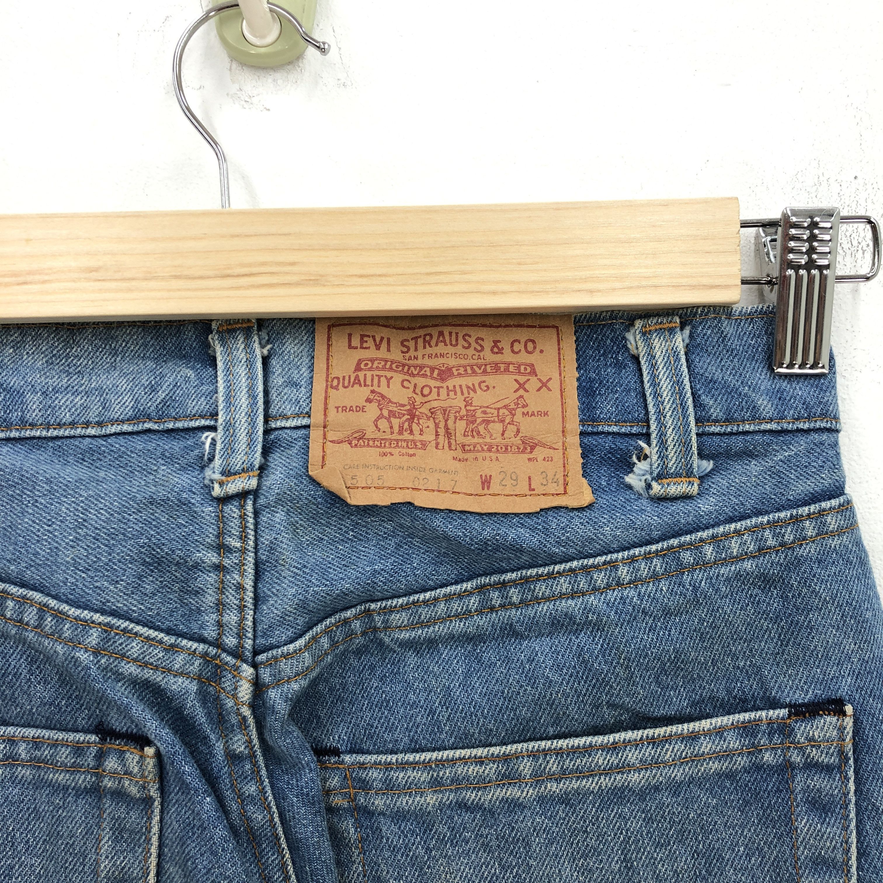 Levi's Vintage 70's Levis 505 Faded Jeans Levi's Light Wash Denim Size 28" / US 6 / IT 42 - 5 Thumbnail