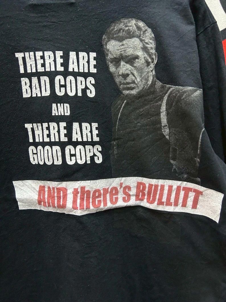 Vintage Vintage 2000s Bullitt Movie tshirt size XL fits like L Size US L / EU 52-54 / 3 - 4 Thumbnail