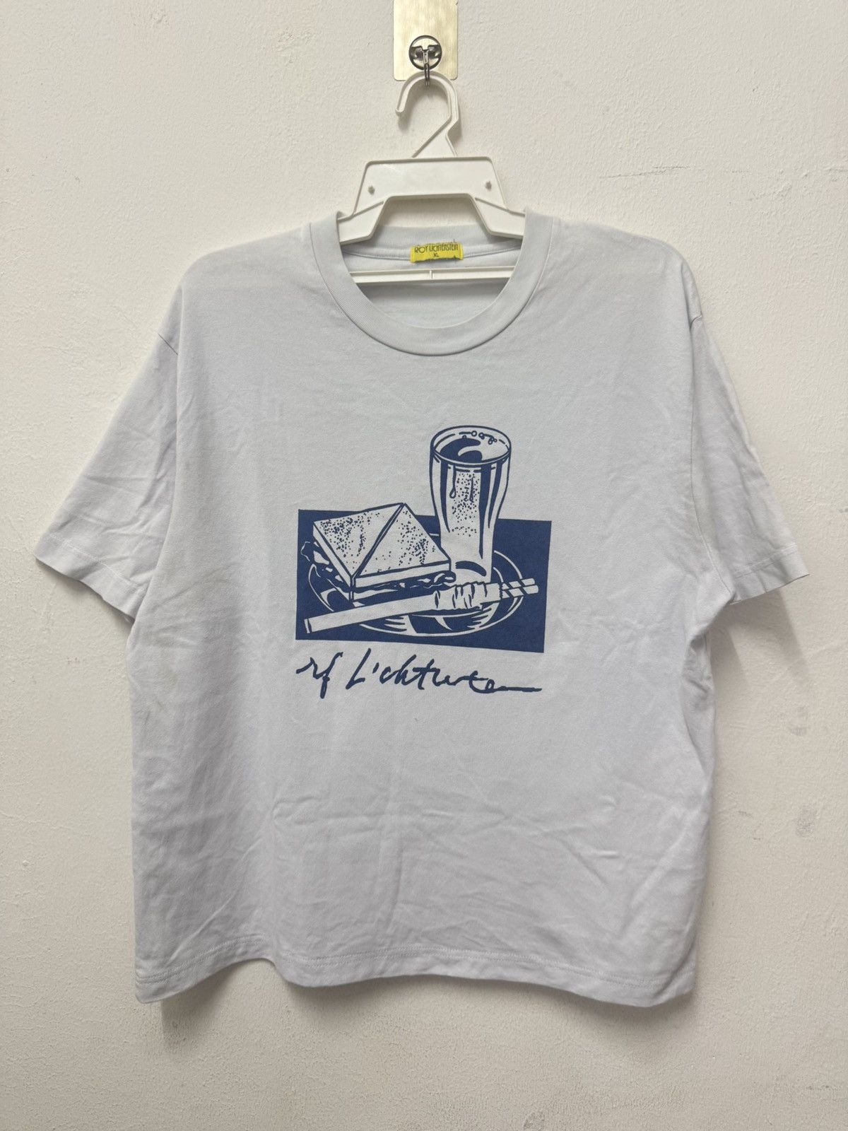 Other Vintage Roy Lichtenstein Breakfast Sandwich Art T shirt Size US XL / EU 56 / 4 - 1 Thumbnail