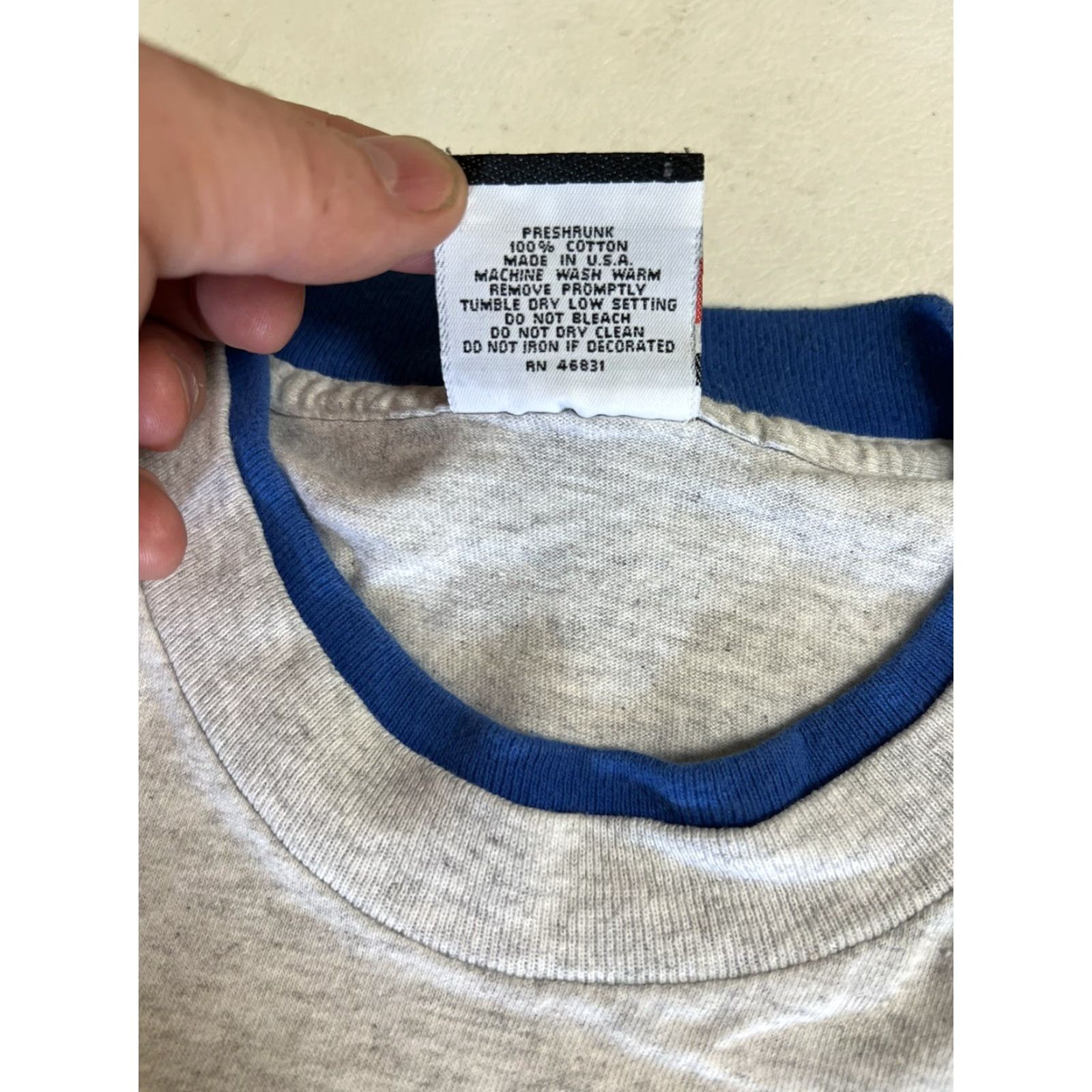 Vintage VINTAGE Signal US Navy Gray T-Shirt Short Sleeve Crew Neck XL Single Stitch Men 90s Military Size US XL / EU 56 / 4 - 5 Thumbnail