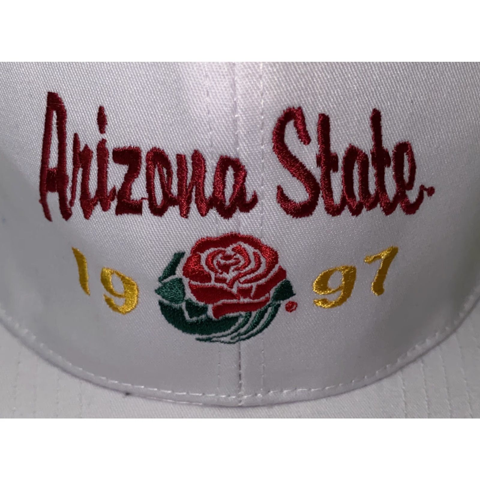 Vintage AZ State 1997 White Snapback Adjustable Hat Men White Selection? Size ONE SIZE - 2 Thumbnail