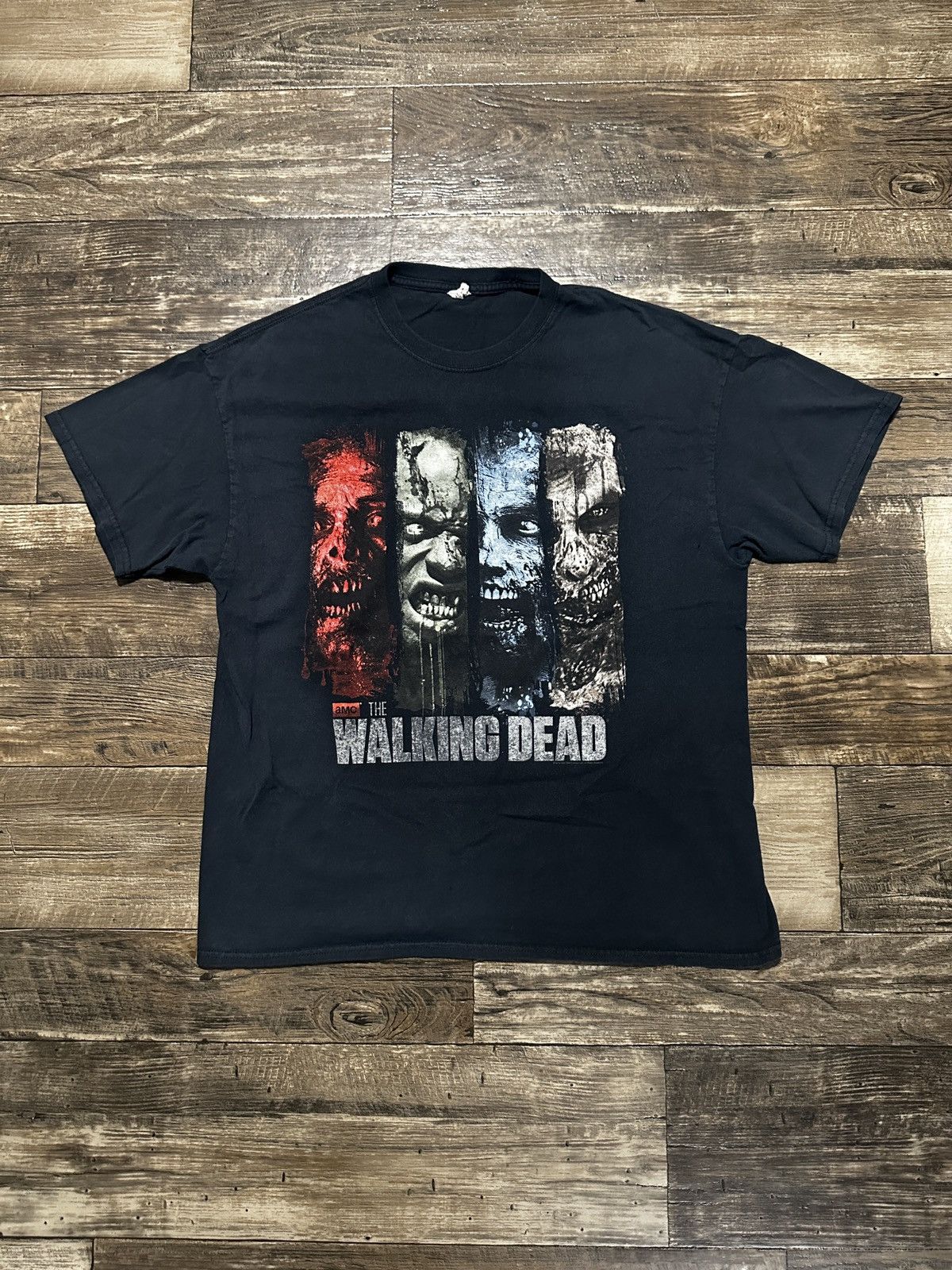 Vintage The Walking Dead T-Shirt Size US XL / EU 56 / 4 - 2 Thumbnail
