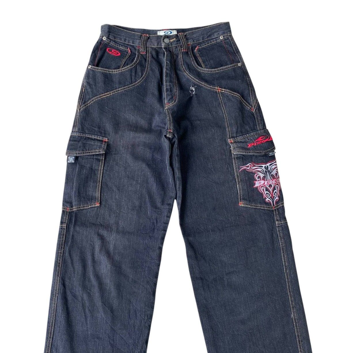 Japanese Brand BINDING OFFER🔥BAGGY Y2K PIKO LOOSE W29X30.5" JNCO STYLE Size US 29 - 1 Thumbnail