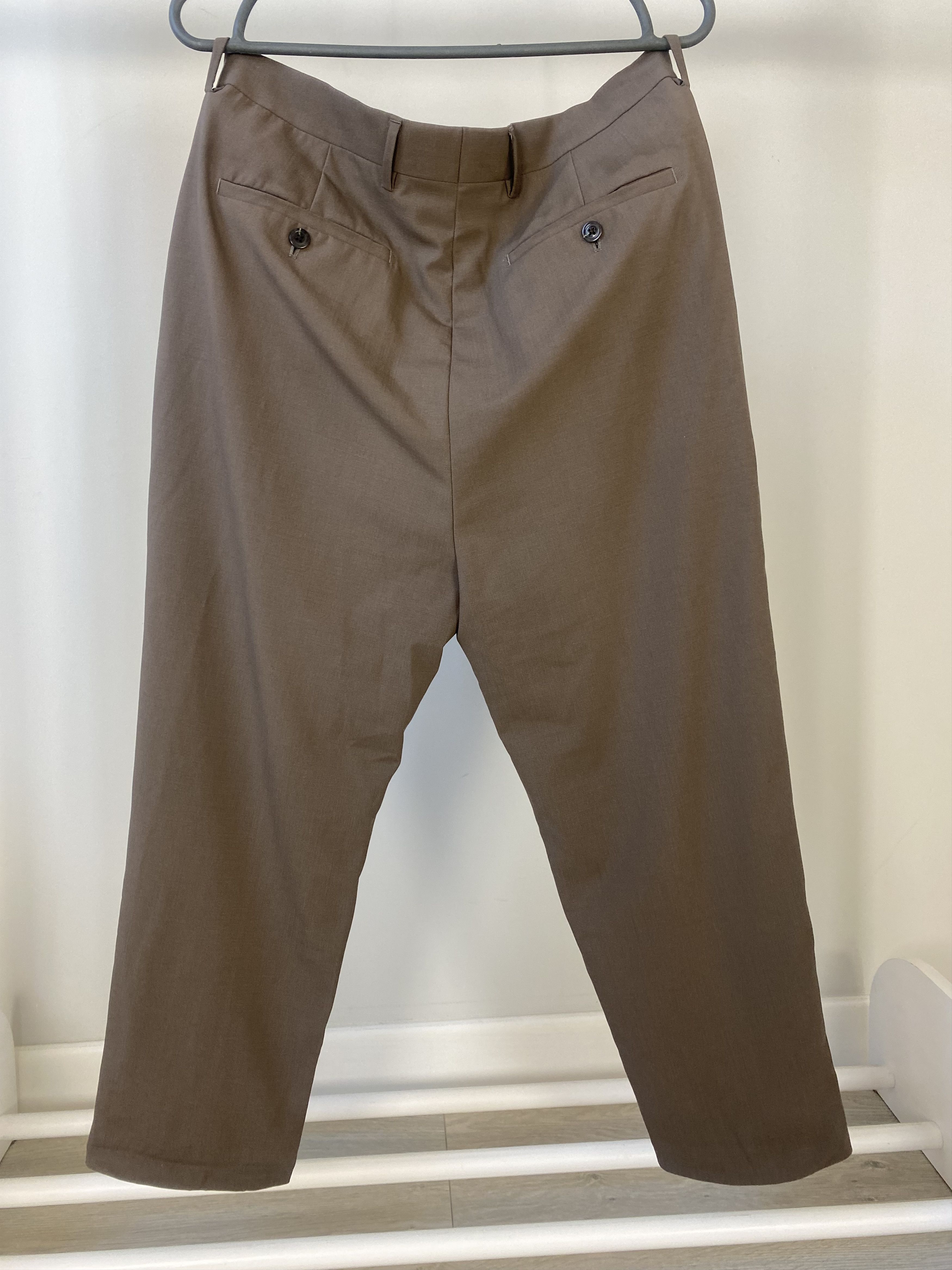 Rick Owens Astaires Cropped Woven Pants Dust Color Size US 30 / EU 46 - 2 Thumbnail