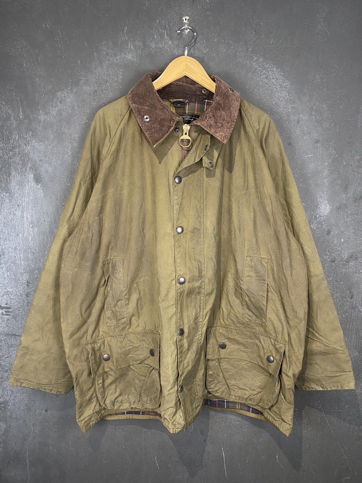 Barbour Grail💥Vintage Barbour Military Long Jacket Size US XXL / EU 58 / 5 - 2 Thumbnail