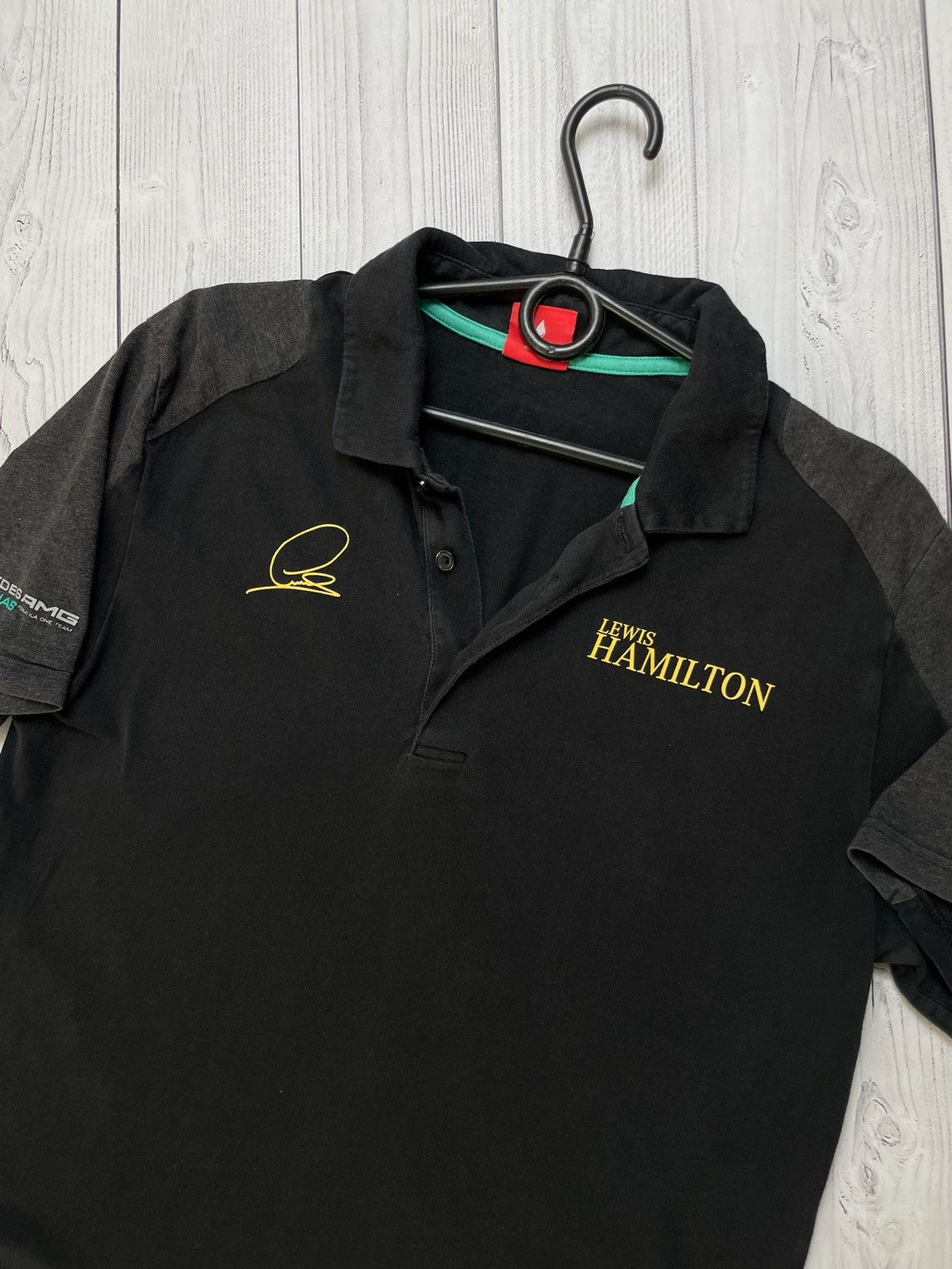 Mercedes-Benz × Vintage Vintage Mersedes-Benz polo racing size M Lewis Hamilton Size US M / EU 48-50 / 2 - 2 Thumbnail
