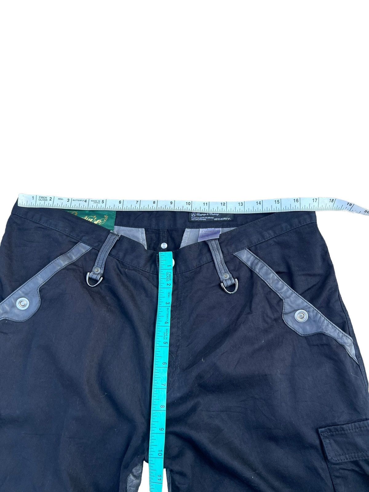 02DERIV. × Alfredo Bannister Alfredo Bannister X 02Deriv Hybrid Leather Cargo Trouser Size US 33 - 3 Thumbnail