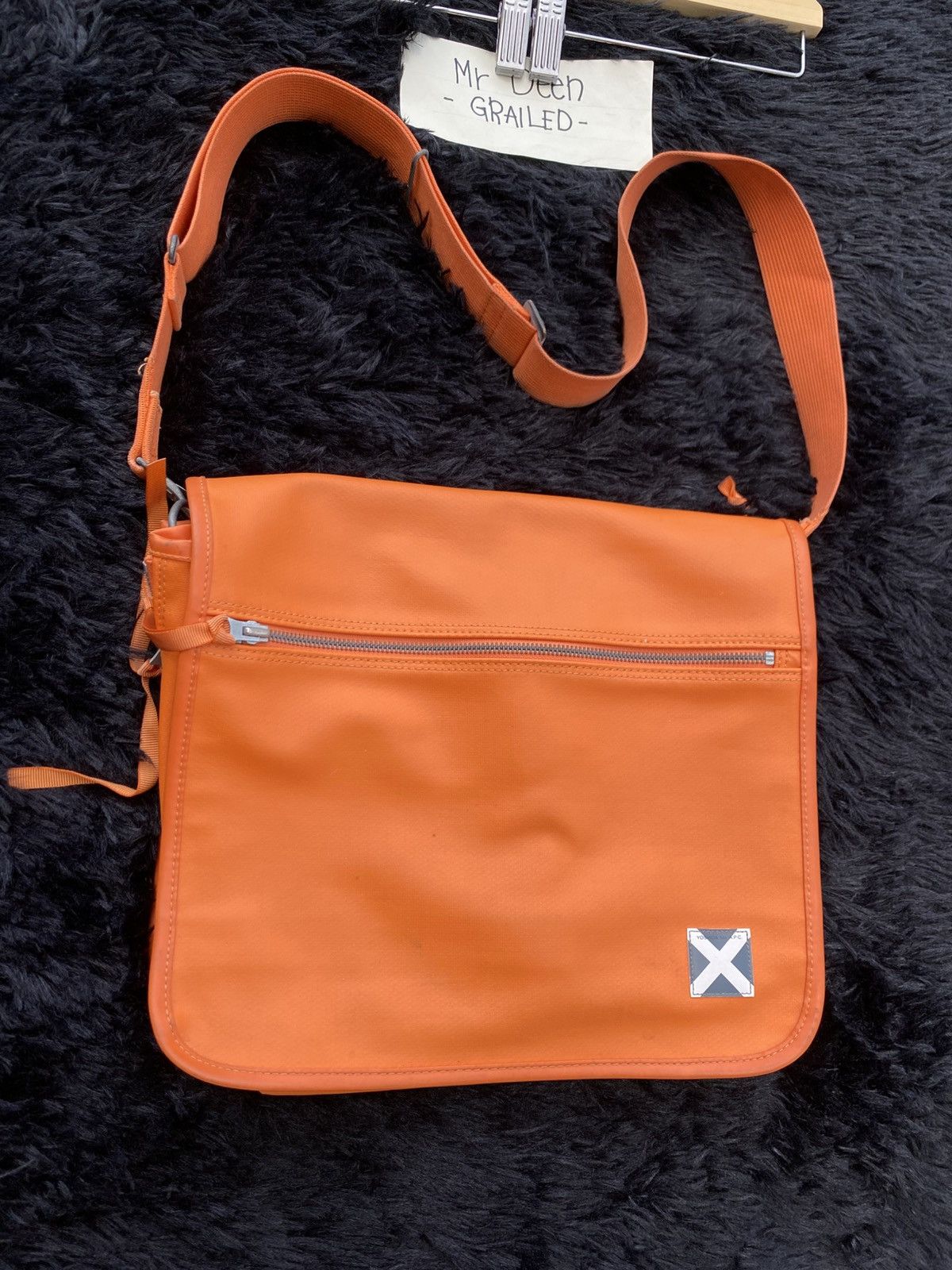 Porter A.P.C Yoshida Luggage Label Shoulder Bag Orange Color Size ONE SIZE - 5 Thumbnail