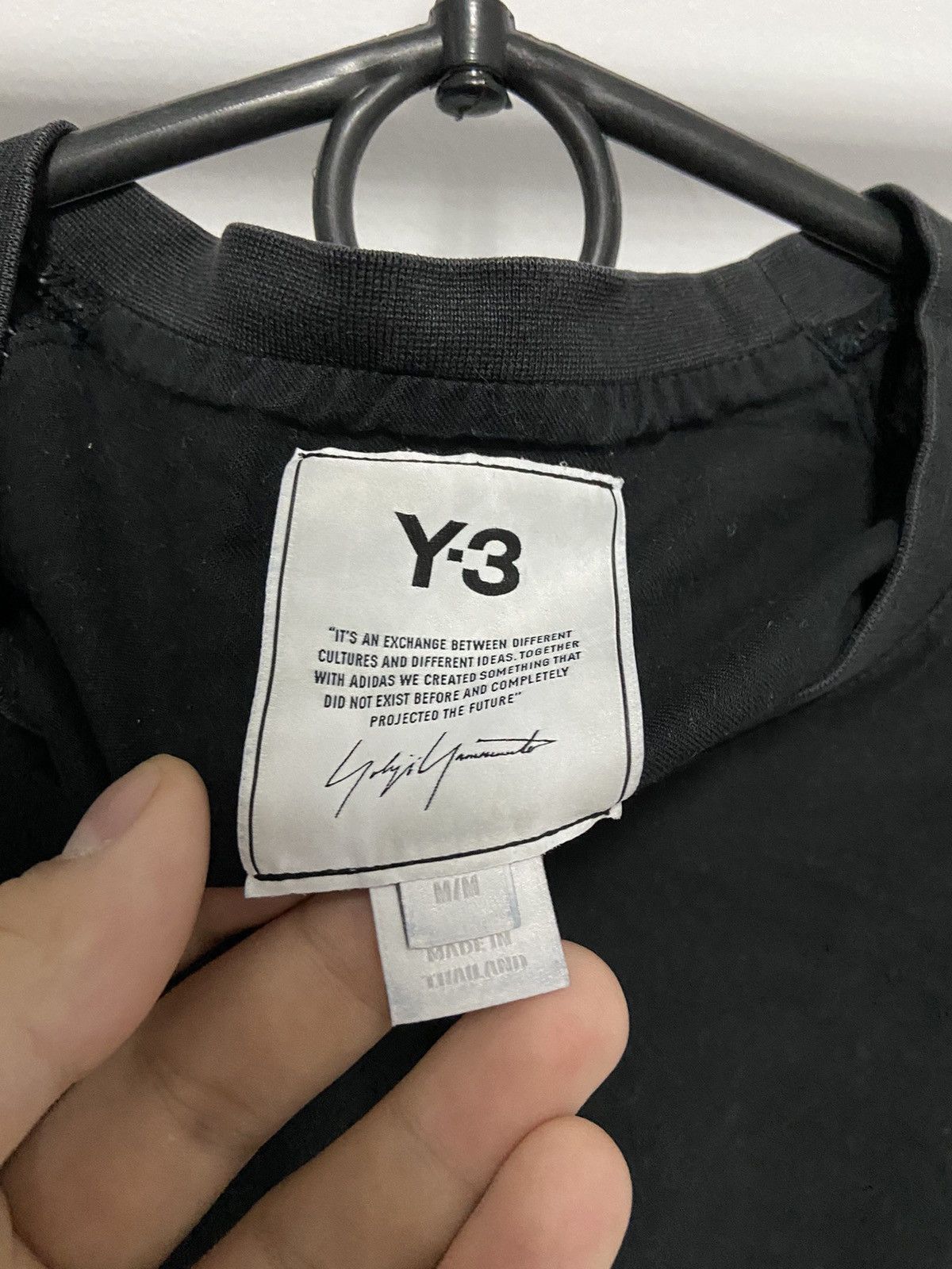 Vintage × Y-3 × Yohji Yamamoto Y-3 Yohji Yamamoto Vintage T-Shirt big Logo adidas Size US M / EU 48-50 / 2 - 6 Thumbnail