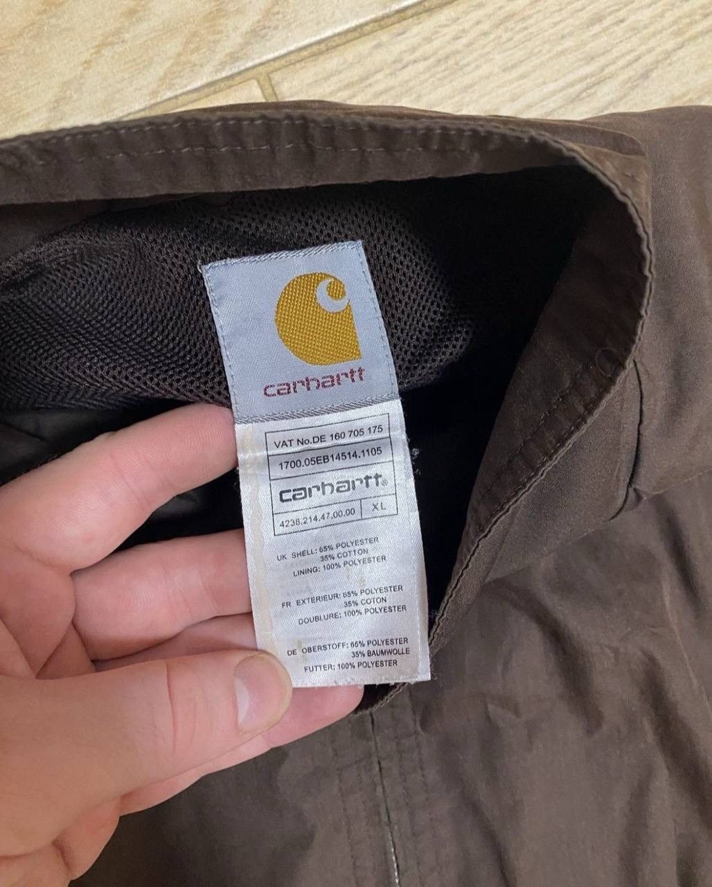 Carhartt × Vintage Vintage Carhartt distressed faded drill y2k brown jacket Size US XL / EU 56 / 4 - 9 Thumbnail