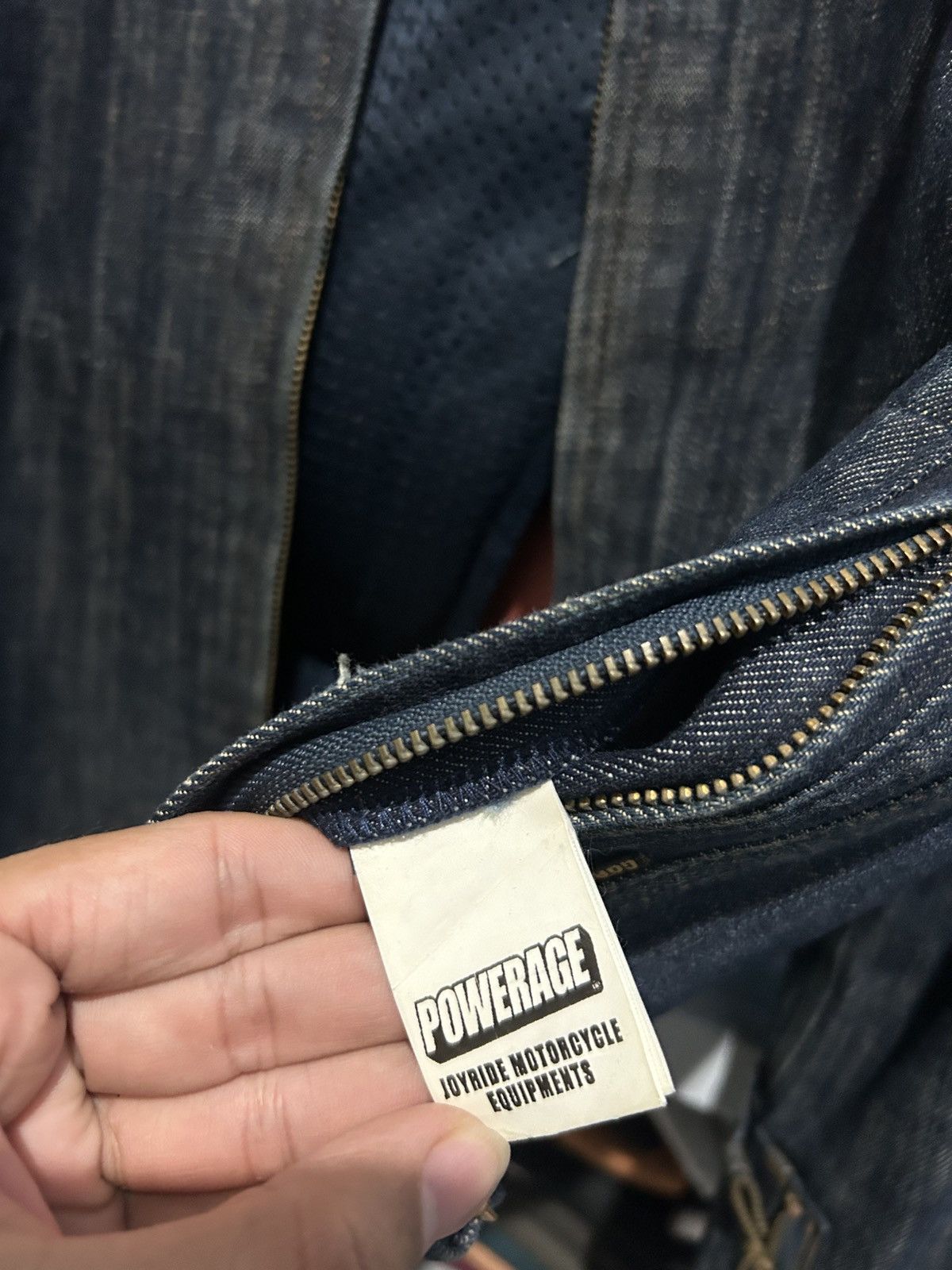 Japanese Brand Power age Motor Cycle denim Gore-tex Size US XL / EU 56 / 4 - 10 Thumbnail