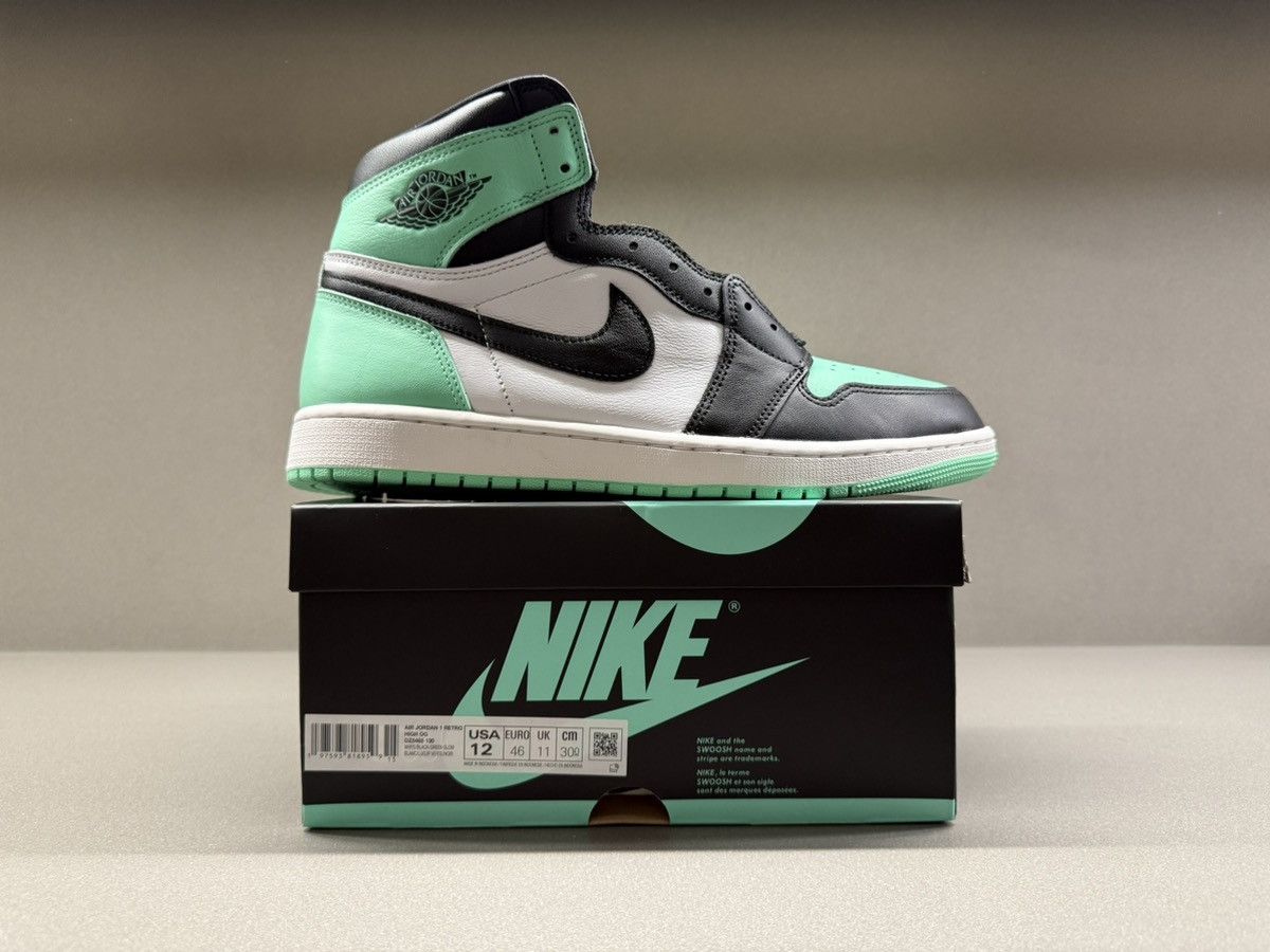 Jordan Brand Jordan 1 Retro High OG Green Glow Size US 12 / EU 45 - 4 Thumbnail
