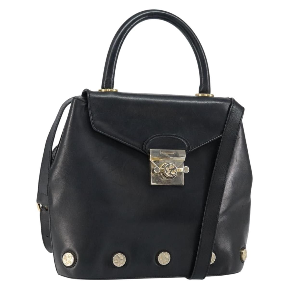 Salvatore Ferragamo Salvatore Ferragamo Vintage Handbag Leather Size ONE SIZE - 1 Thumbnail