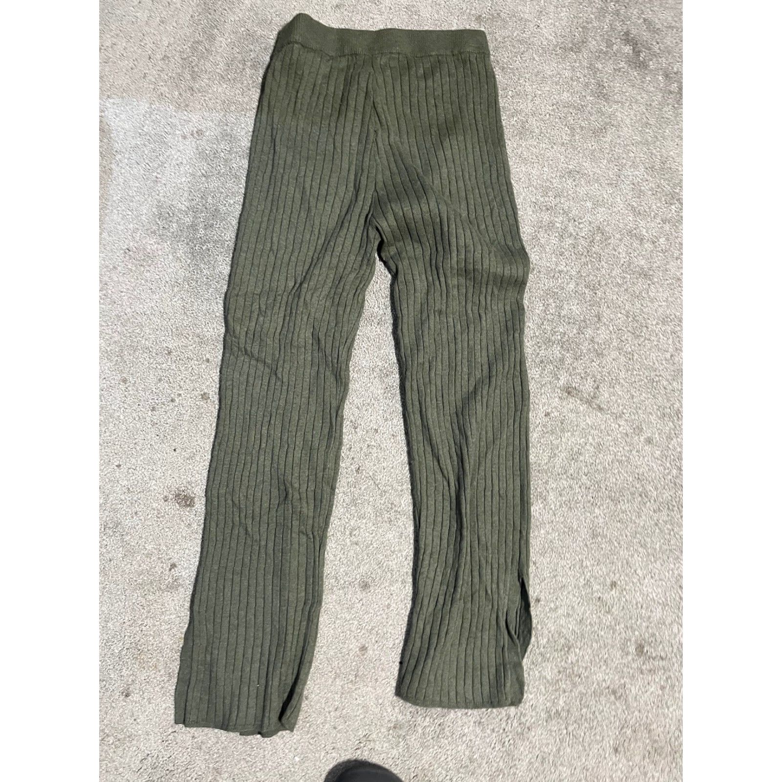Gap Gap Pants Army Green Modal Knit PM Petite Women Size 32" / US 10 / IT 46 - 3 Thumbnail