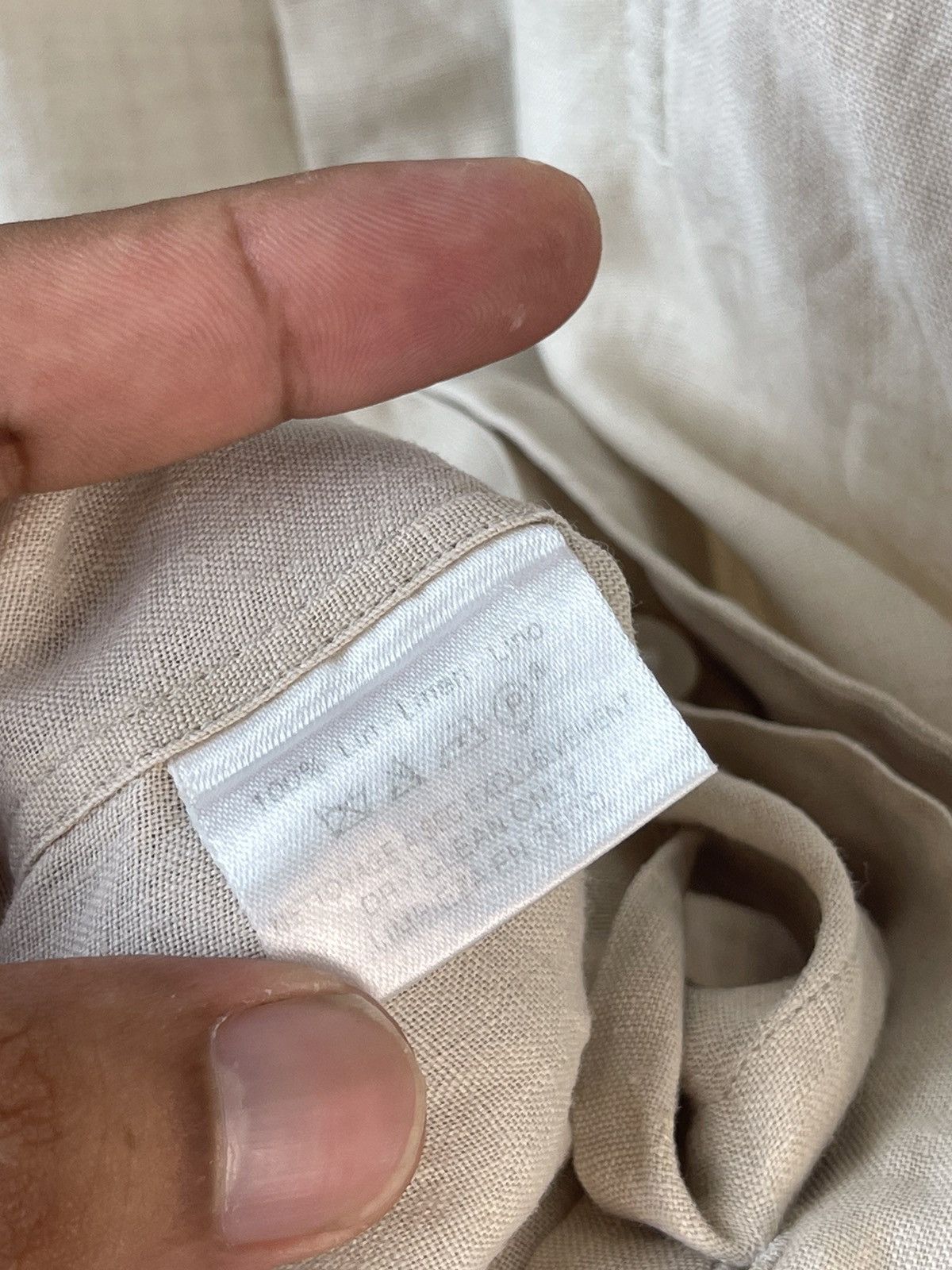 Hermes × Maison Margiela Hermes Martin Margiela Era Linen Shirt Size US L / EU 52-54 / 3 - 11 Thumbnail