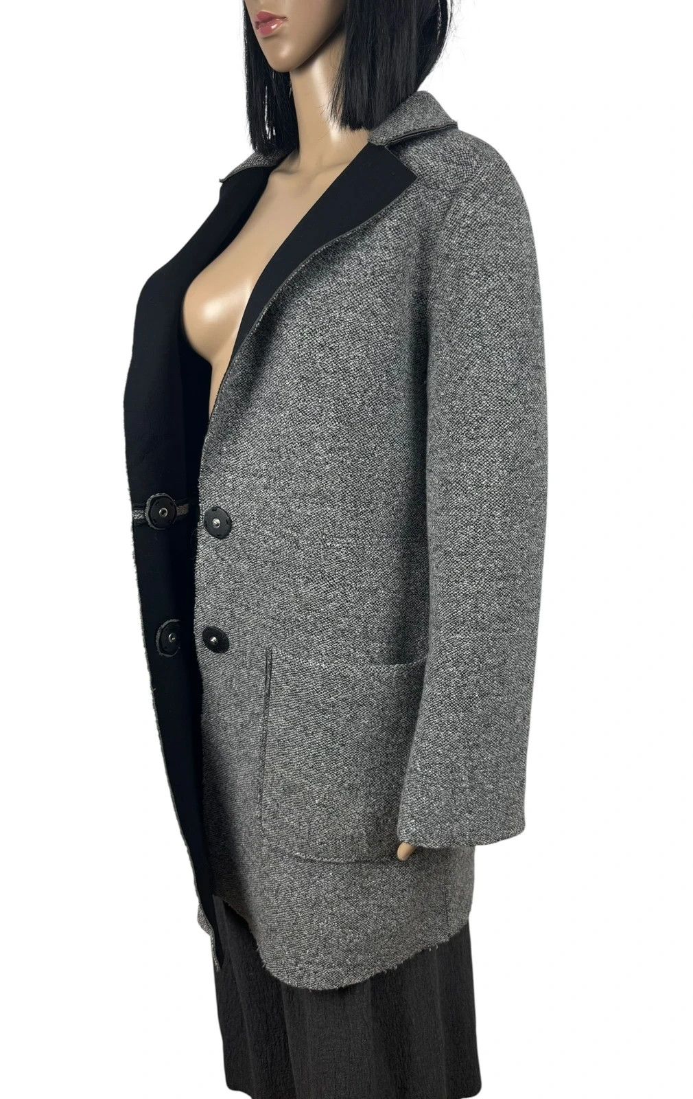 MAX&Co. Max & Co Coat Wool Seta Knitcoat Size M / US 6-8 / IT 42-44 - 9 Thumbnail