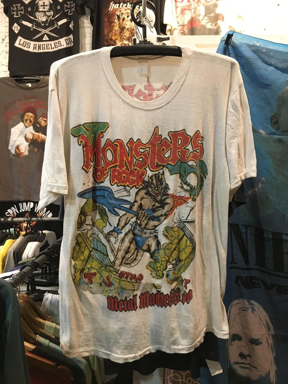 Vintage Van Halen Monsters of Rock 80s T-Shirt Sz. XL