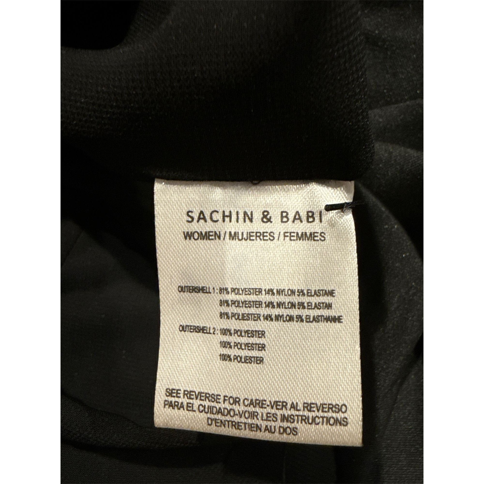 Sachin & Babi SACHIN & BABI Ines Column Gown Dress Size 4 Black Maxi Floor Size S / US 4 / IT 40 - 10 Thumbnail