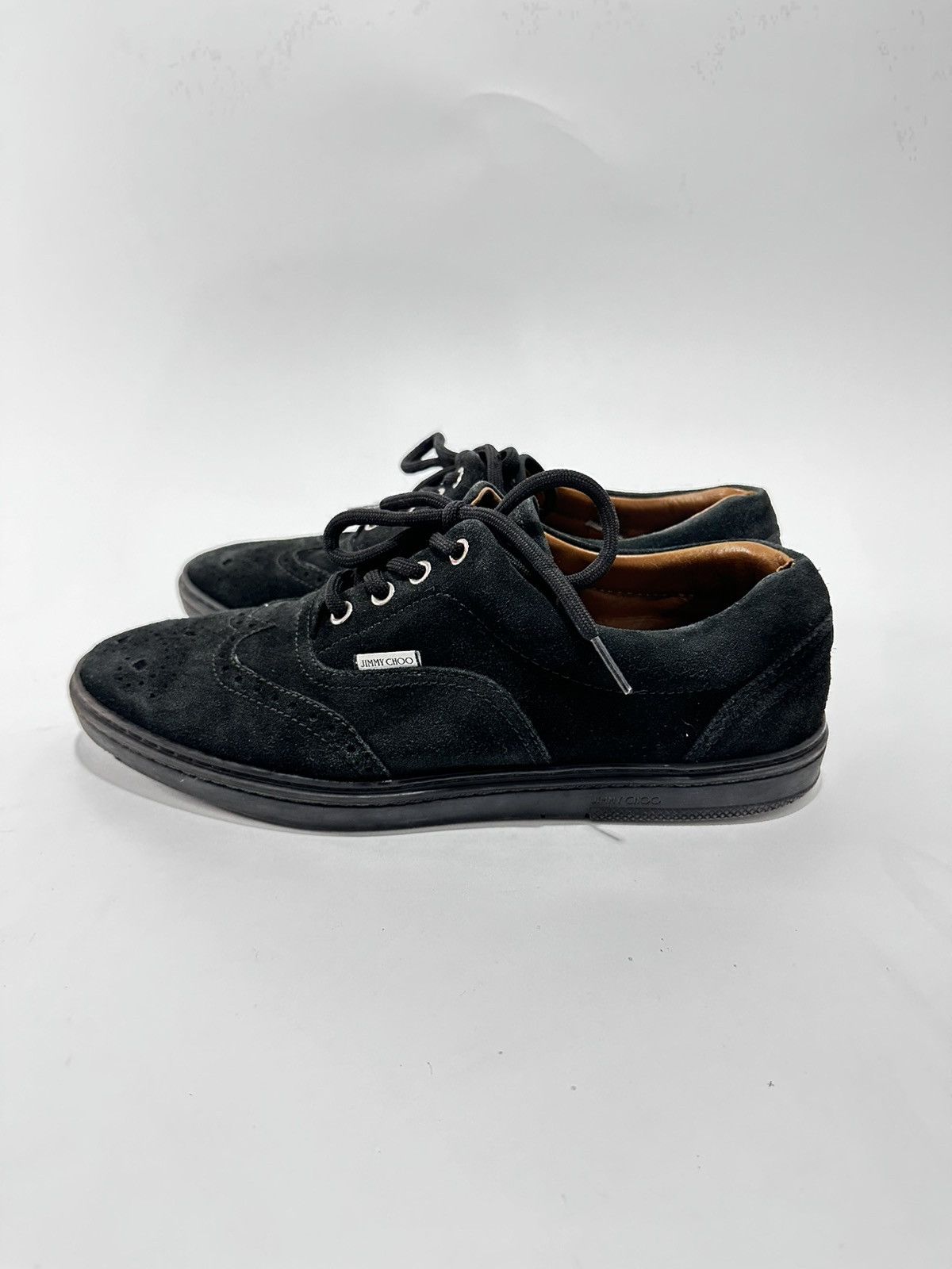 Jimmy Choo Jimmy Choo Brian Black Suede Laced Shoe Size 43Eu. Size US 10 / EU 43 - 3 Thumbnail