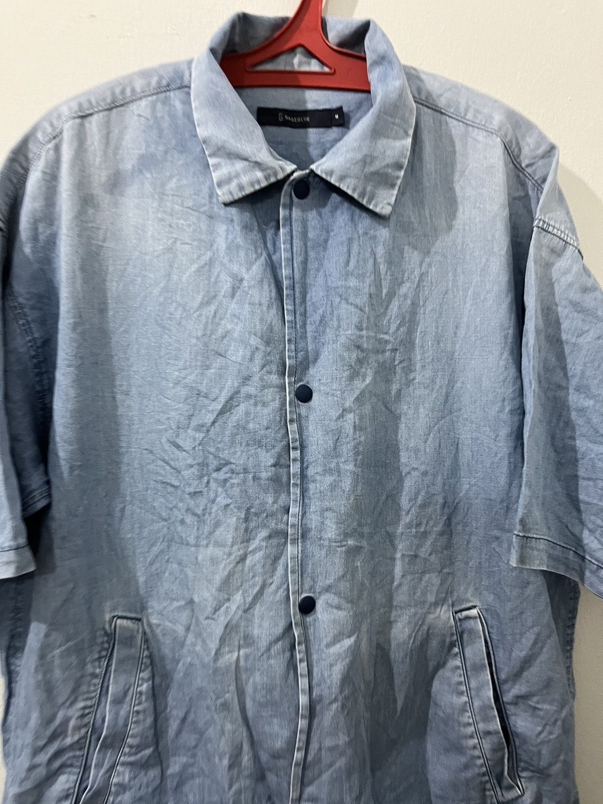 RAGEBLUE Rageblue Button Ups Twin Pockets Short Sleeves Soft Cotton Size US M / EU 48-50 / 2 - 2 Thumbnail