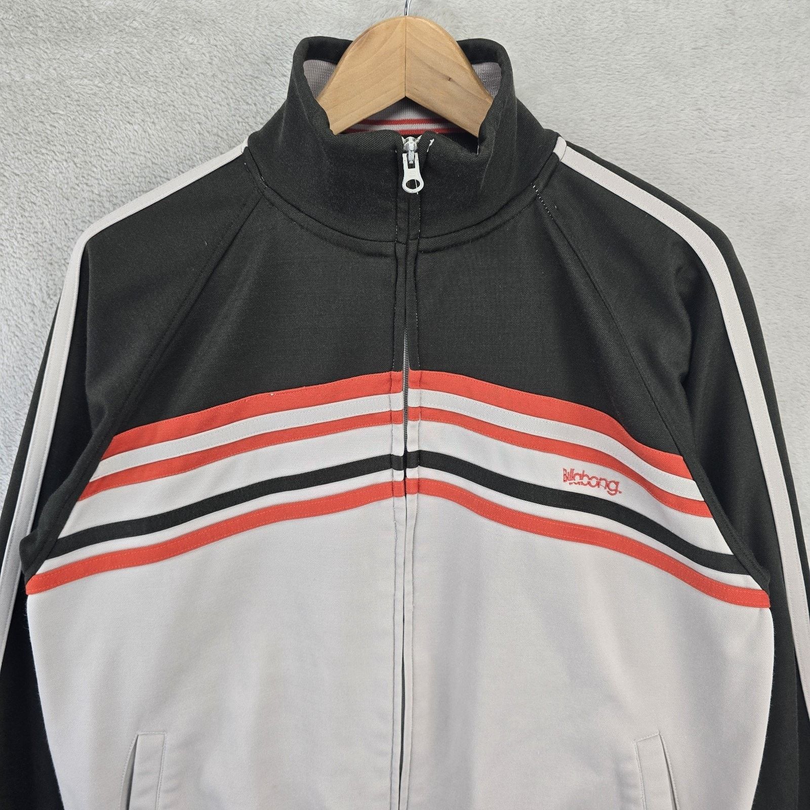 Billabong Vintage Billabong Track Jacket Large Stripe Skater Surf Y2K Size US L / EU 52-54 / 3 - 3 Thumbnail