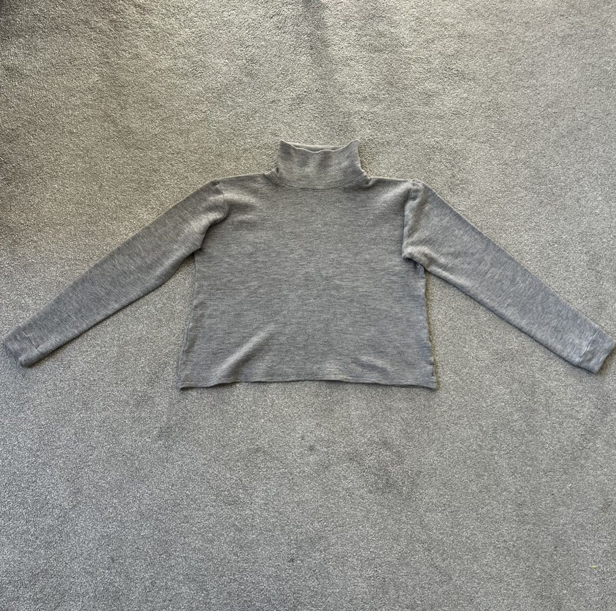 Raf Simons Raf Simons AW99–00 Grey Turtleneck – Size 50 (Archival) Size US S / EU 44-46 / 1 - 1 Thumbnail