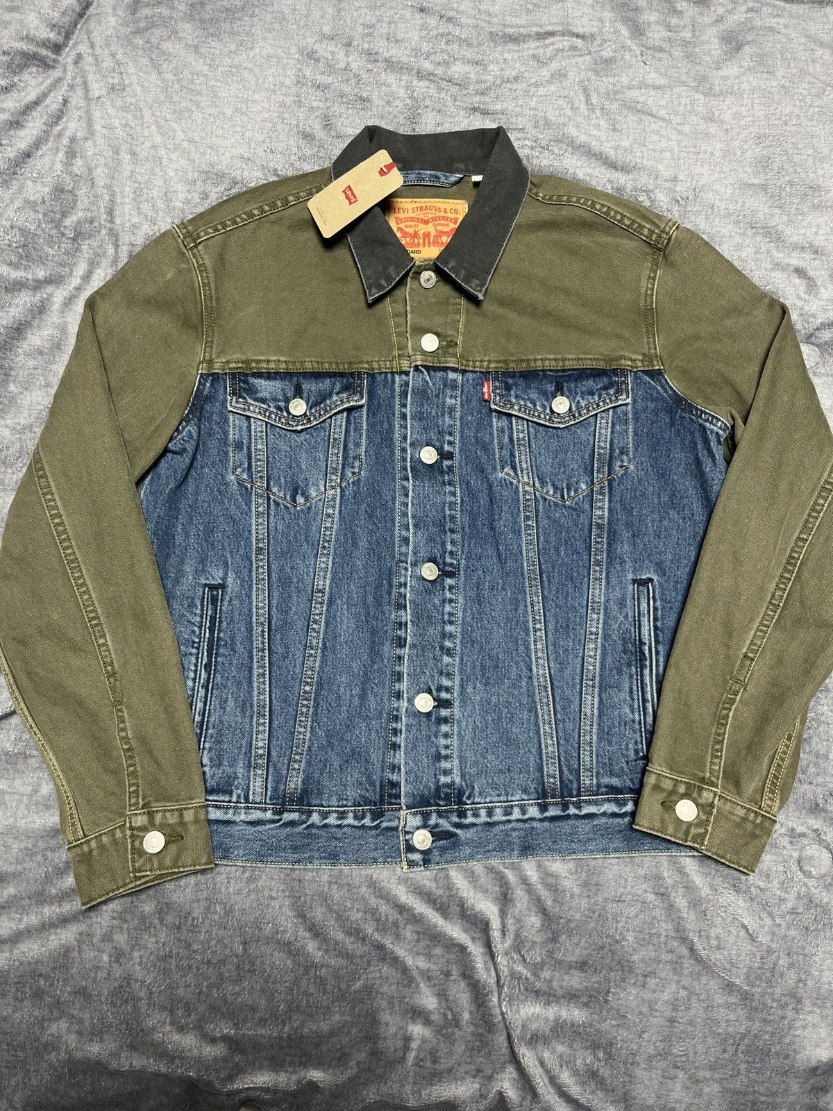 Levi's Levis color block docking denim jacket Size US M / EU 48-50 / 2 - 4 Thumbnail