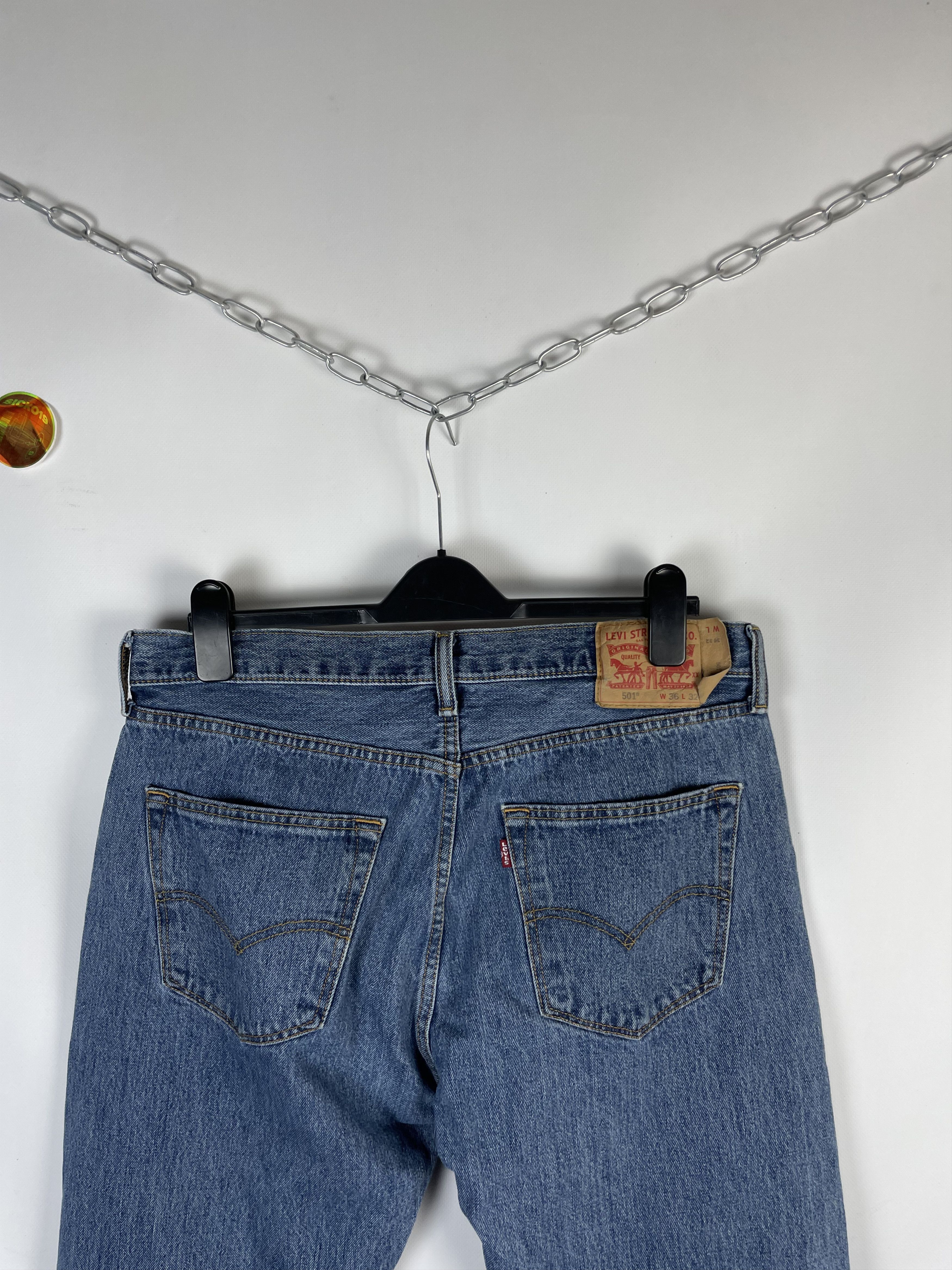 Levi's Vintage 501 90s Levi's Pants Denim Jeans Size US 36 / EU 52 - 3 Thumbnail