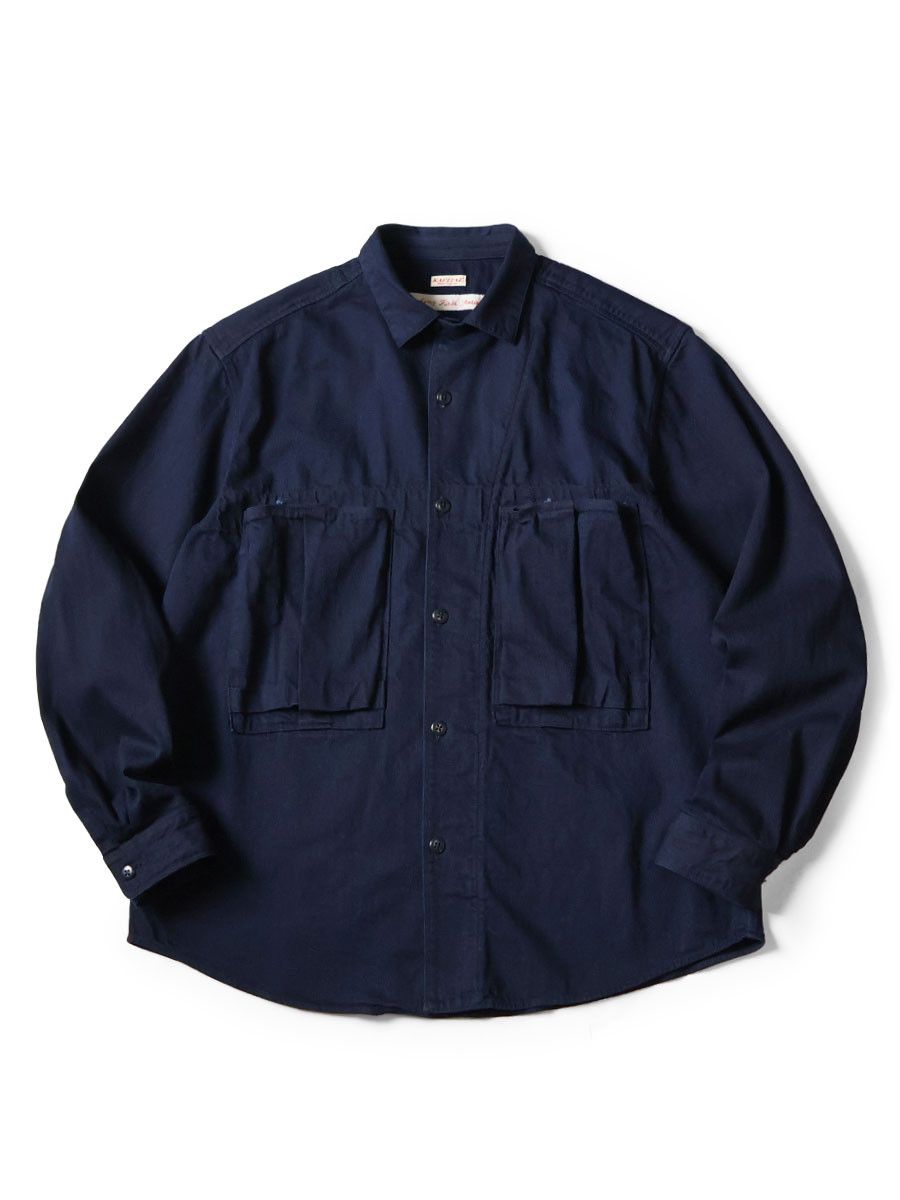 Kapital kapital 8oz IDG×IDG denim anorak shirt Size US M / EU 48-50 / 2 - 1 Thumbnail