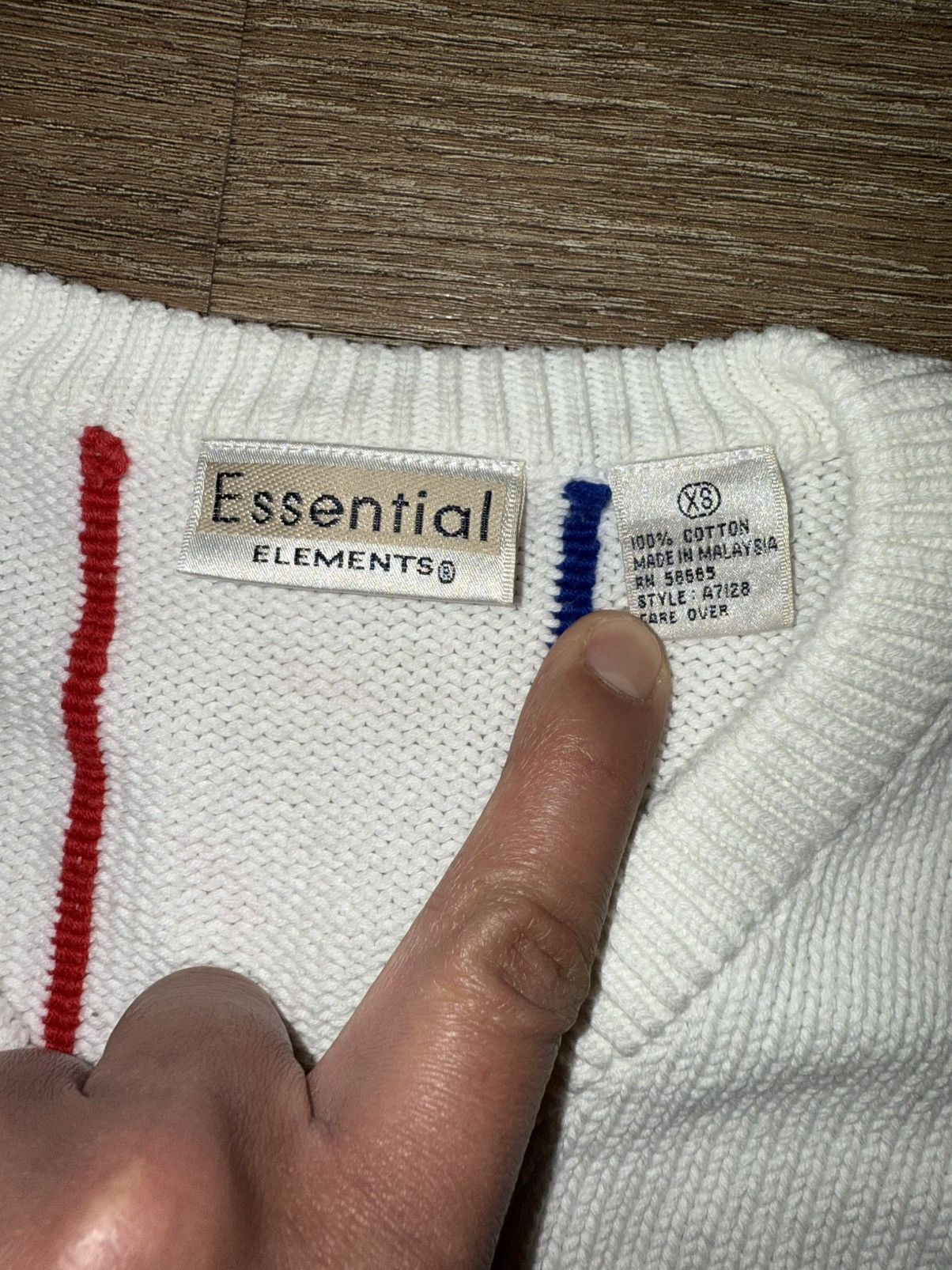 Vintage ***FINAL DROP***RARE 80s PINSTRIPE PULLOVER SWEATER XS Size US XS / EU 42 / 0 - 3 Thumbnail