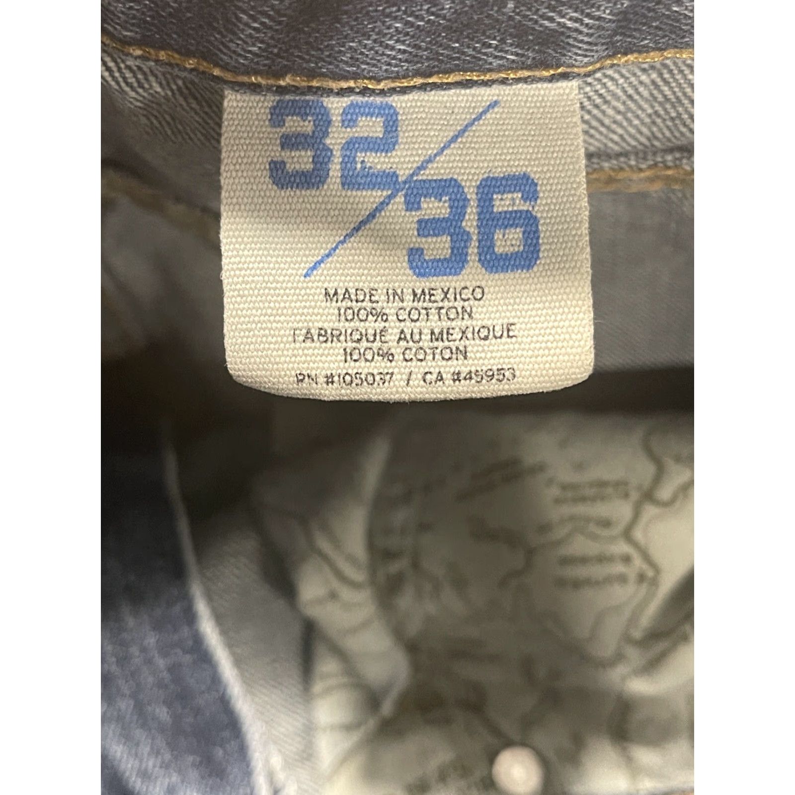 Ariat Ariat Jeans Mens 32 Blue Denim Relaxed Bootcut Cowboy Southwestern 5-Pocket Logo Button Zipper Regular fitting 35 Inseam Jeans Mens Size US 32 / EU 48 - 7 Thumbnail