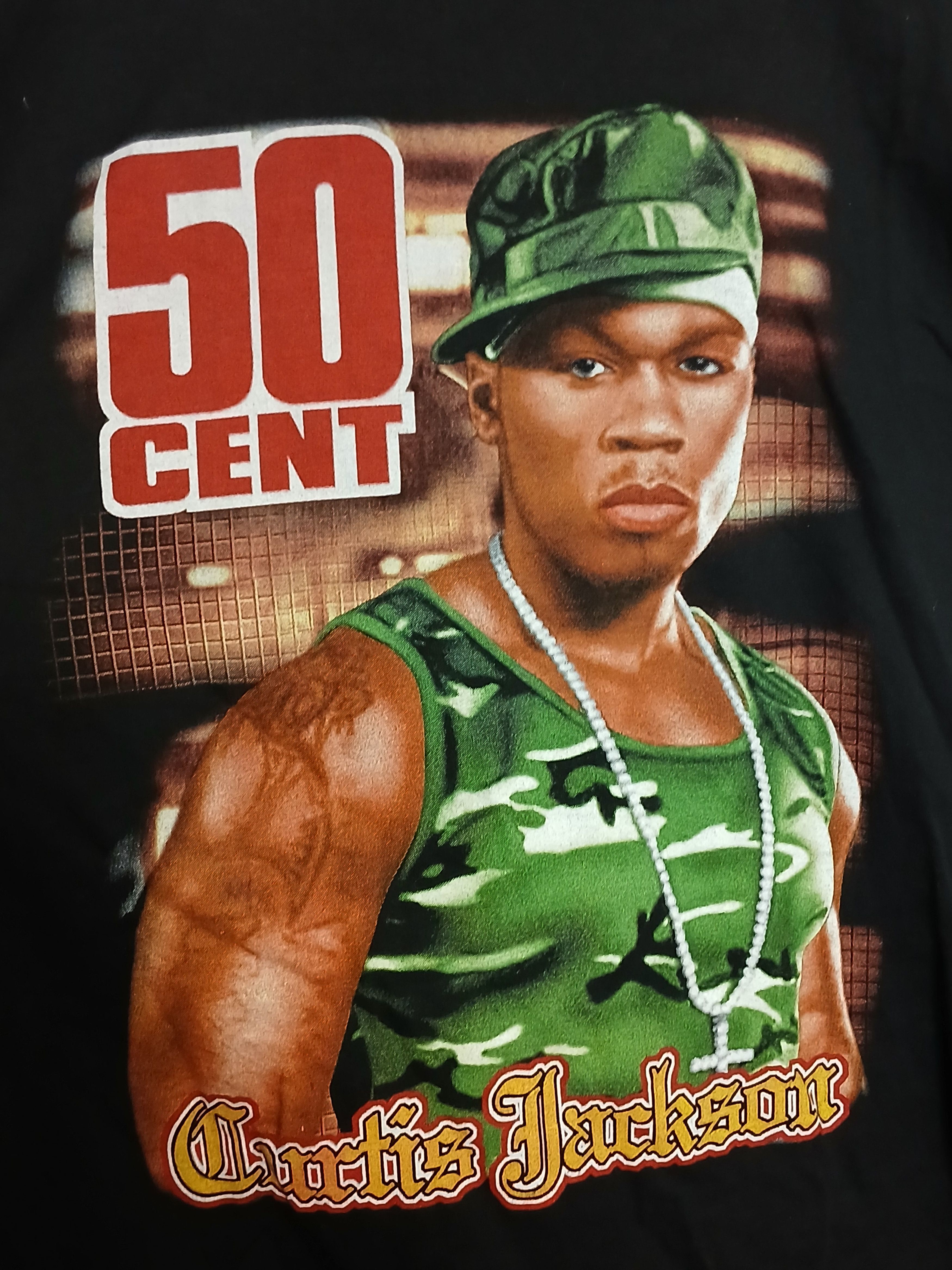 50 Cent × Rap Tees 50 Cent T-Shirt Size US L / EU 52-54 / 3 - 3 Thumbnail